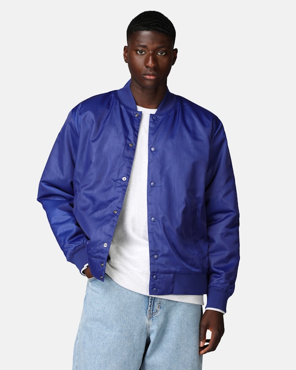 RARE Nike Denim Bomber Jacket M – Thrift On Store