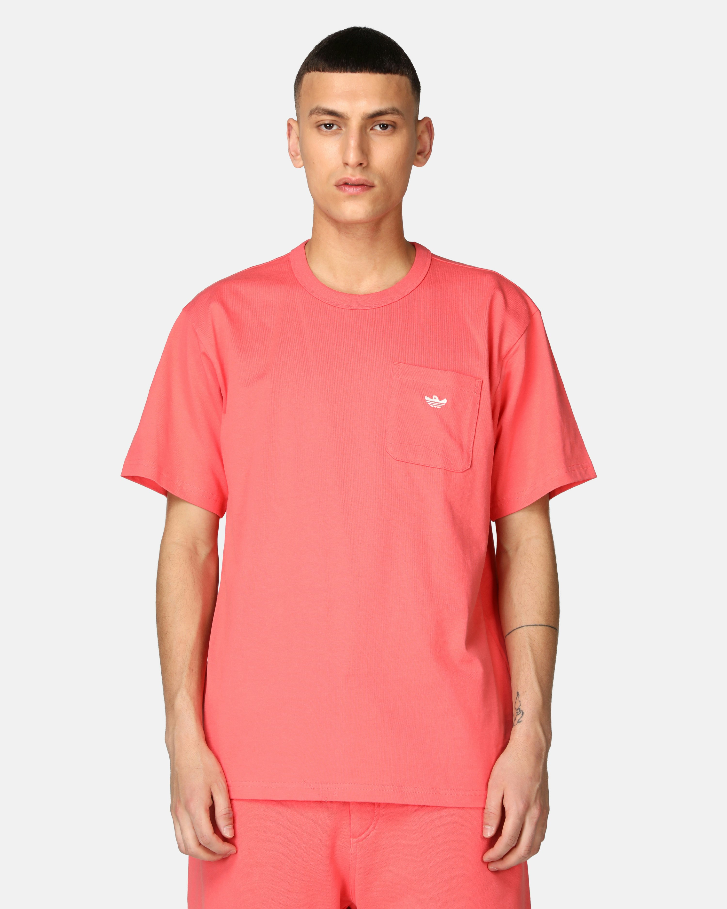 schakelaar combinatie slachtoffer adidas skateboarding T-shirt - Heavyweight Shmoofoil Pocket Red | Men |  Junkyard