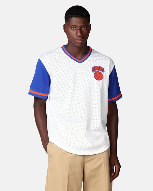 Mitchell & Ness Nba New York Knicks Mesh T-shirt in Blue for Men