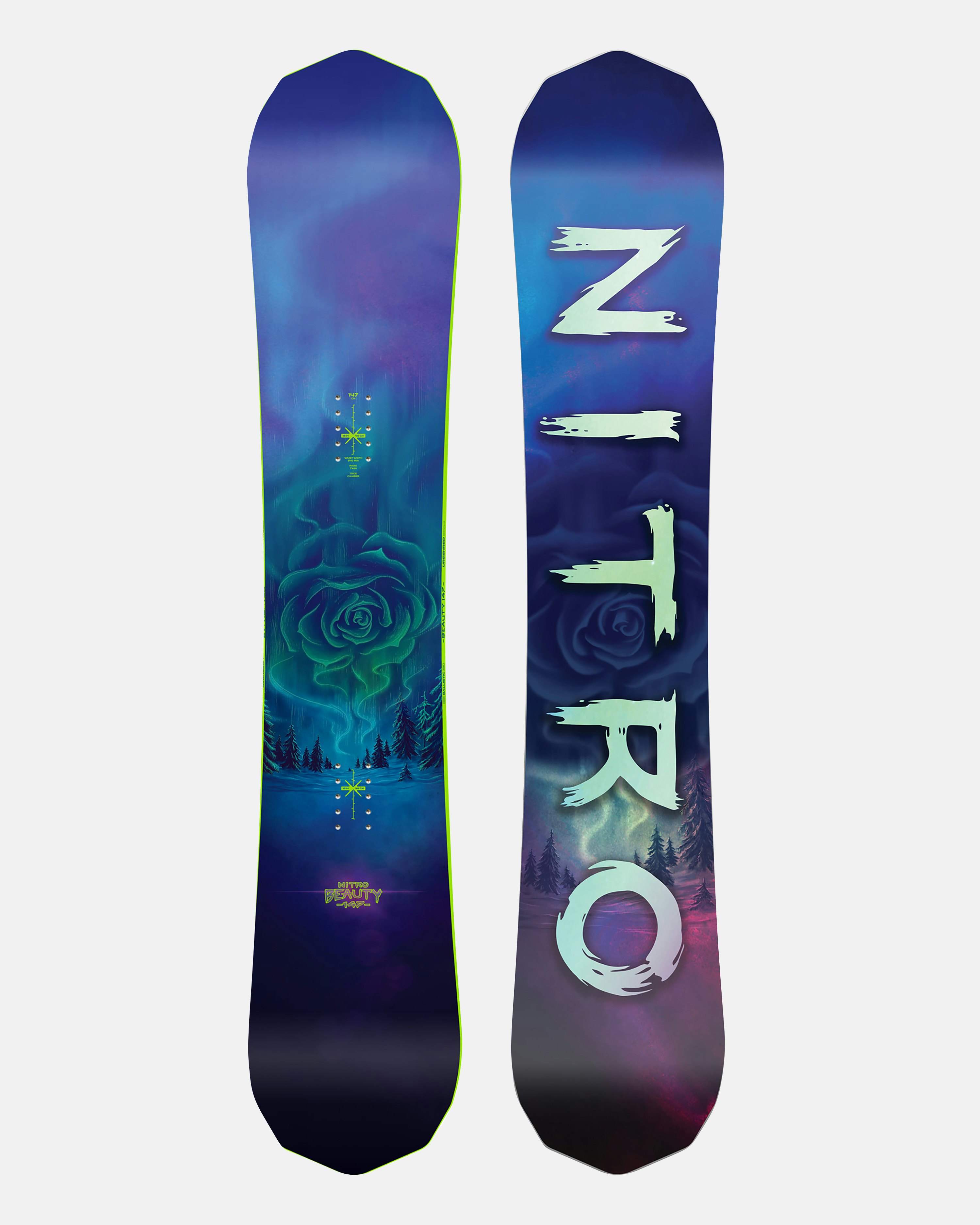 Voor type Herkenning Dader Nitro Snowboard - 147 Beauty Multi | Women | Junkyard