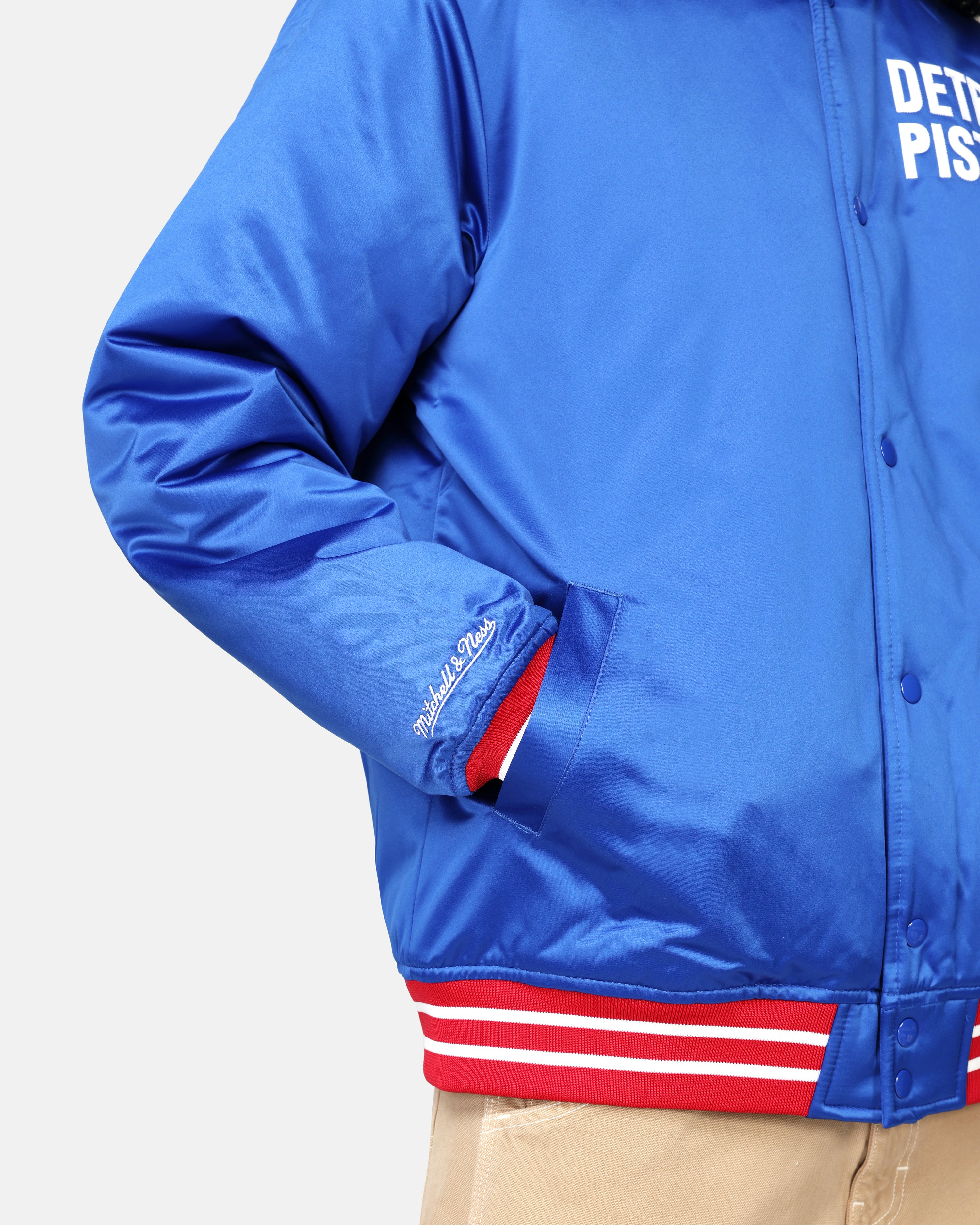 Mitchell & Ness Jacket - Detroit Pistons Deep blue, Men