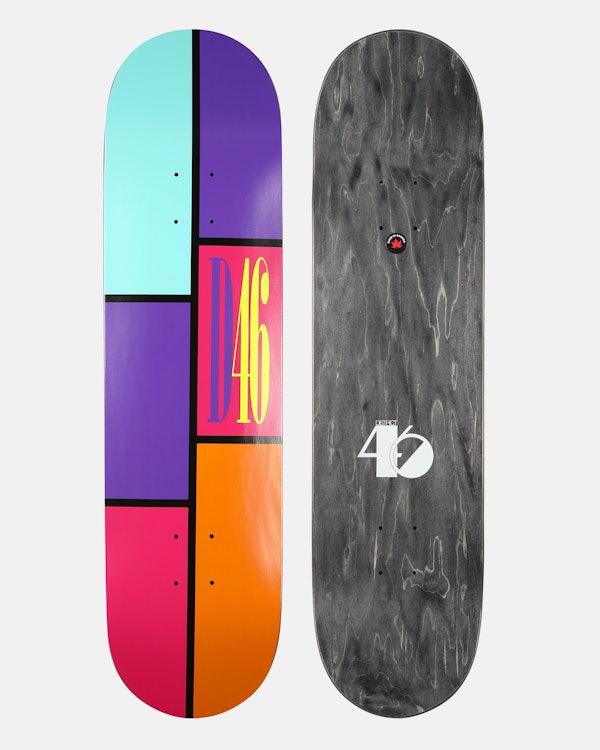 District 46 Skateboard - 8.375 New Jack Nino Brown Multi