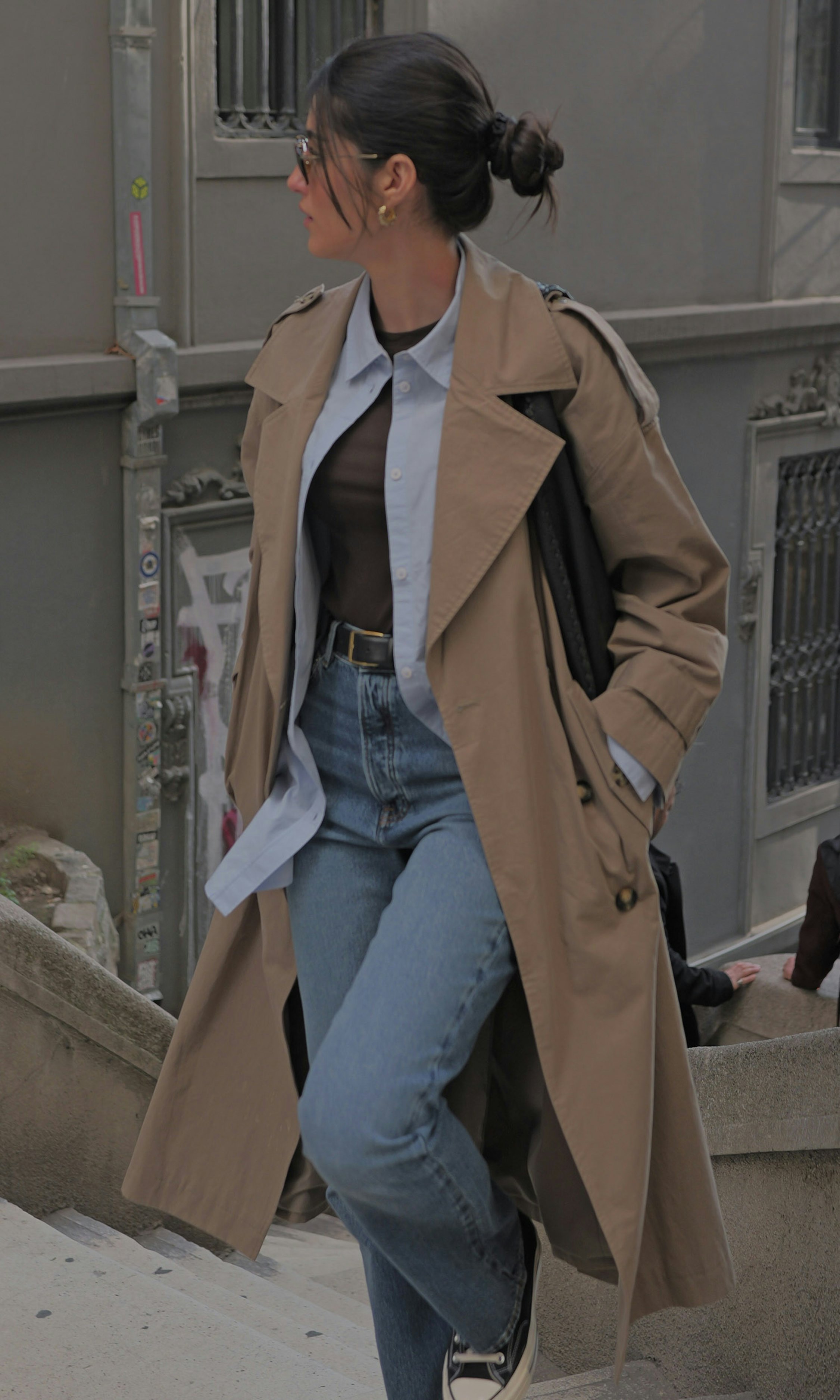 【rokh】IVORY nylon DECKARD TRENCH COAT rokh】IVORY nylon DECKARD TRENCH COAT rokh】IVORY nylon DECKARD