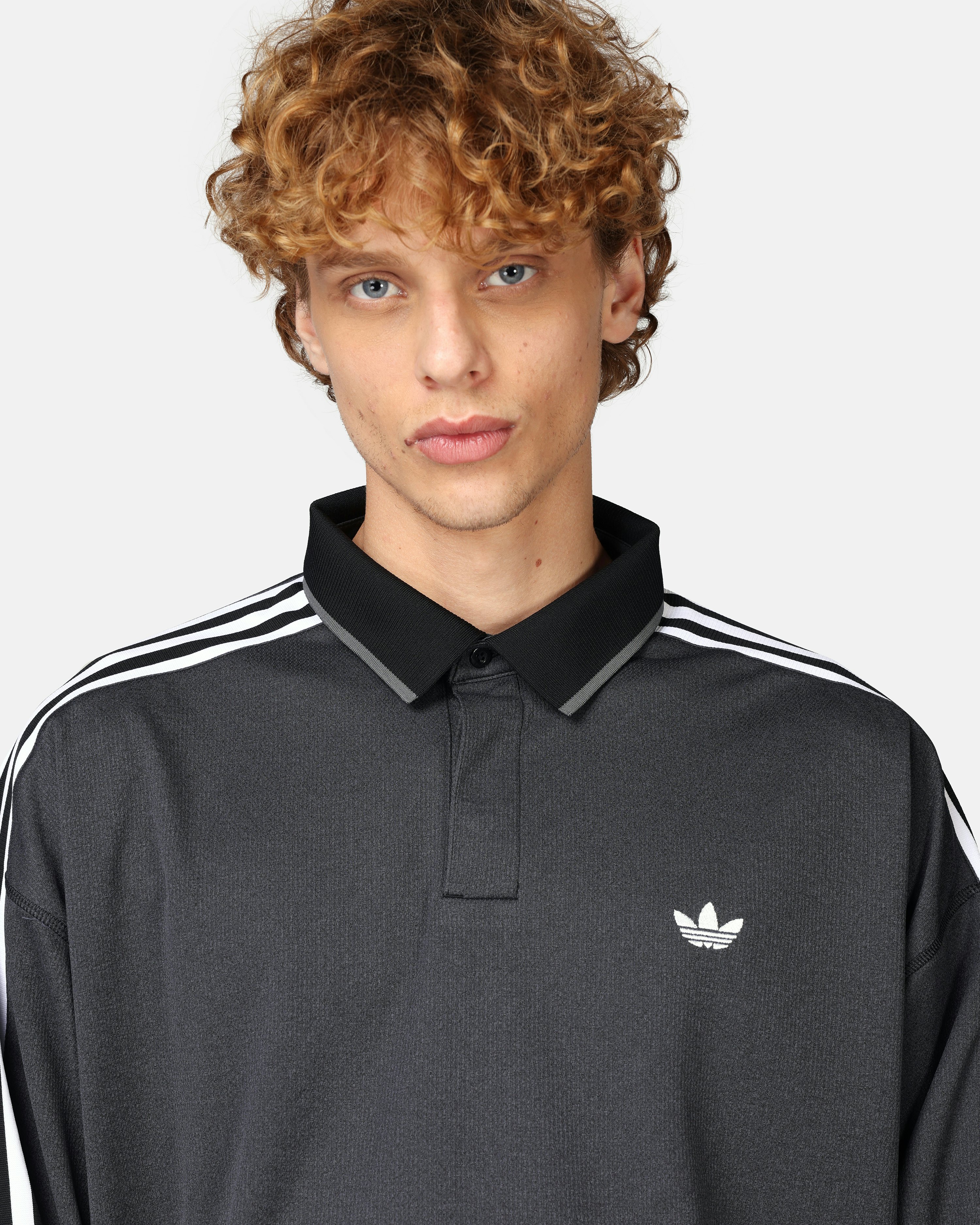 adidas skateboarding Longsleeve- Polo Jersey Black | Men | Junkyard