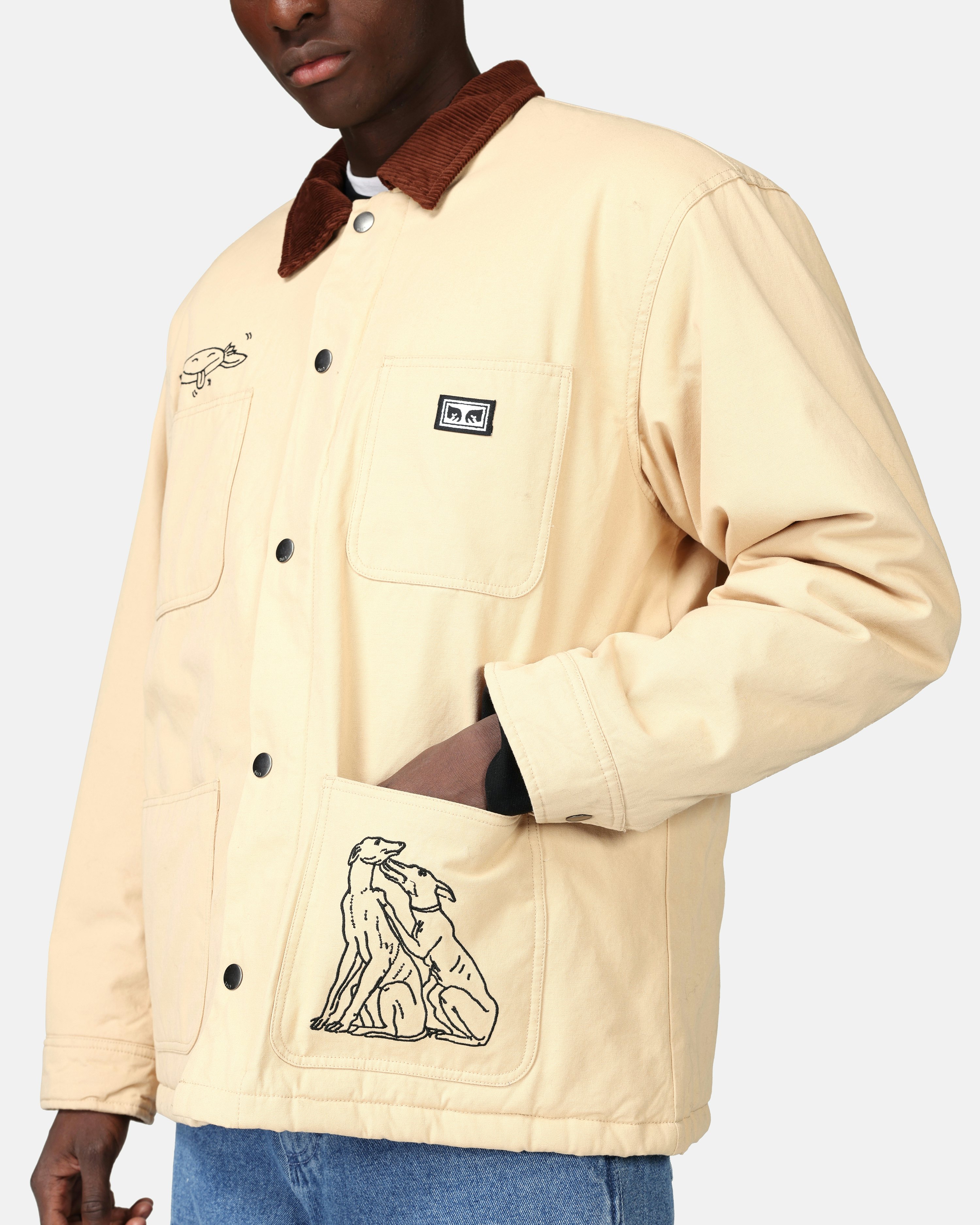 Obey Overshirt - Friendly Beige | Men | Junkyard