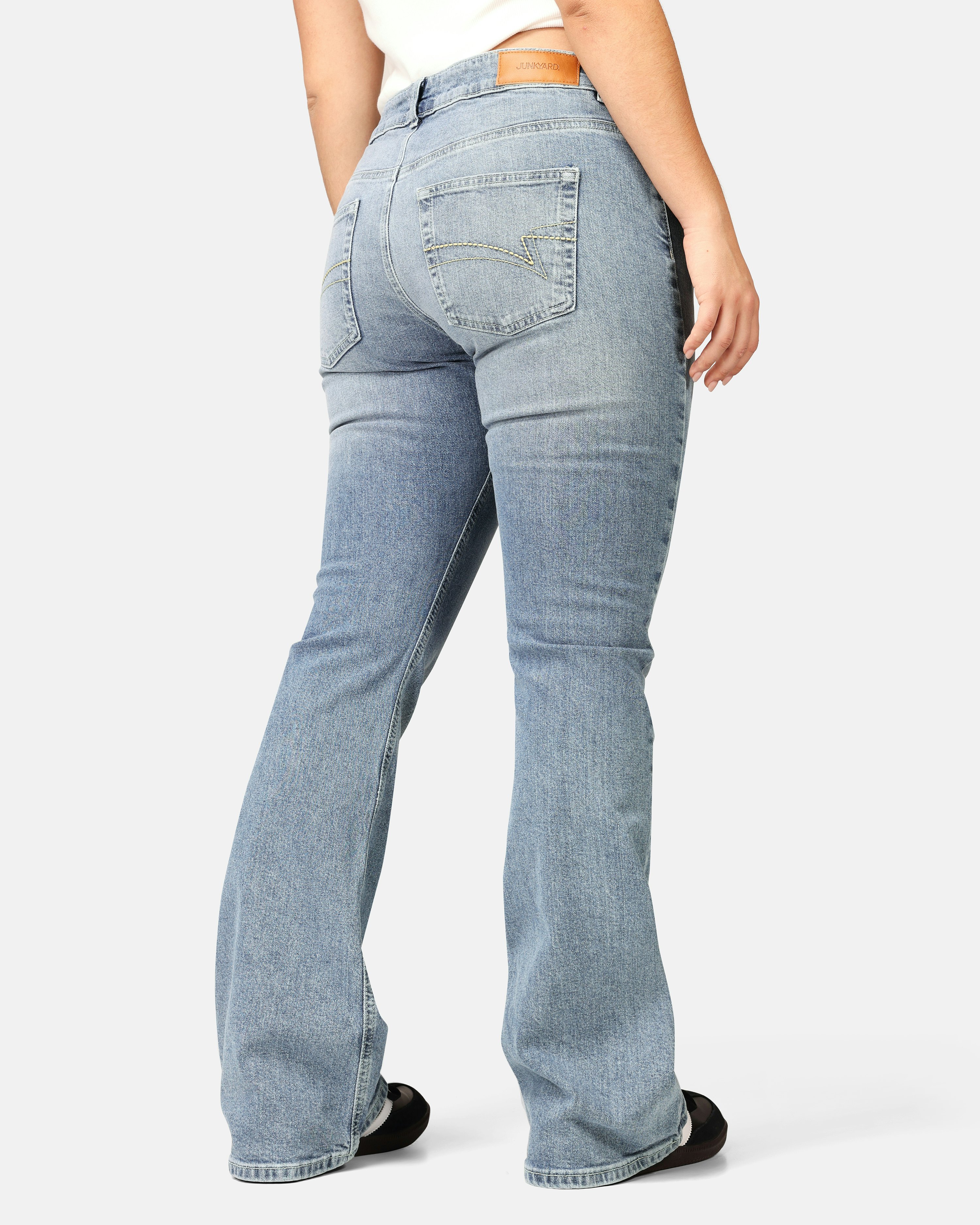 JUNKYARD Jeans - Bootcut Low Light blue, Women