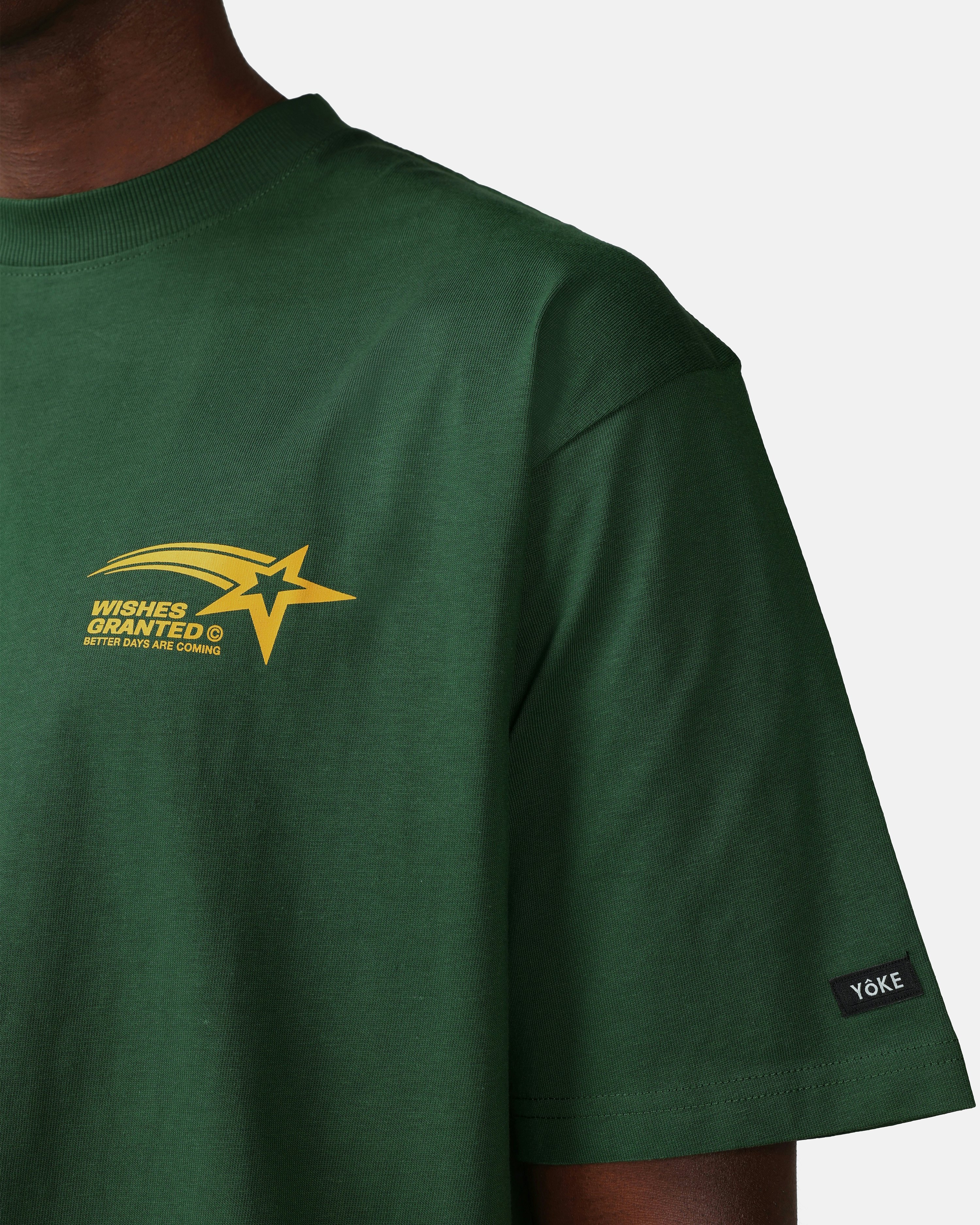 schors vertraging warm Yôke Ogano Graphic T-shirt Green | Men | Junkyard