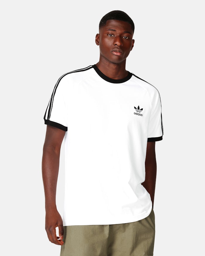 Junkyard | Men 3-Stripes adidas White T-Shirt |