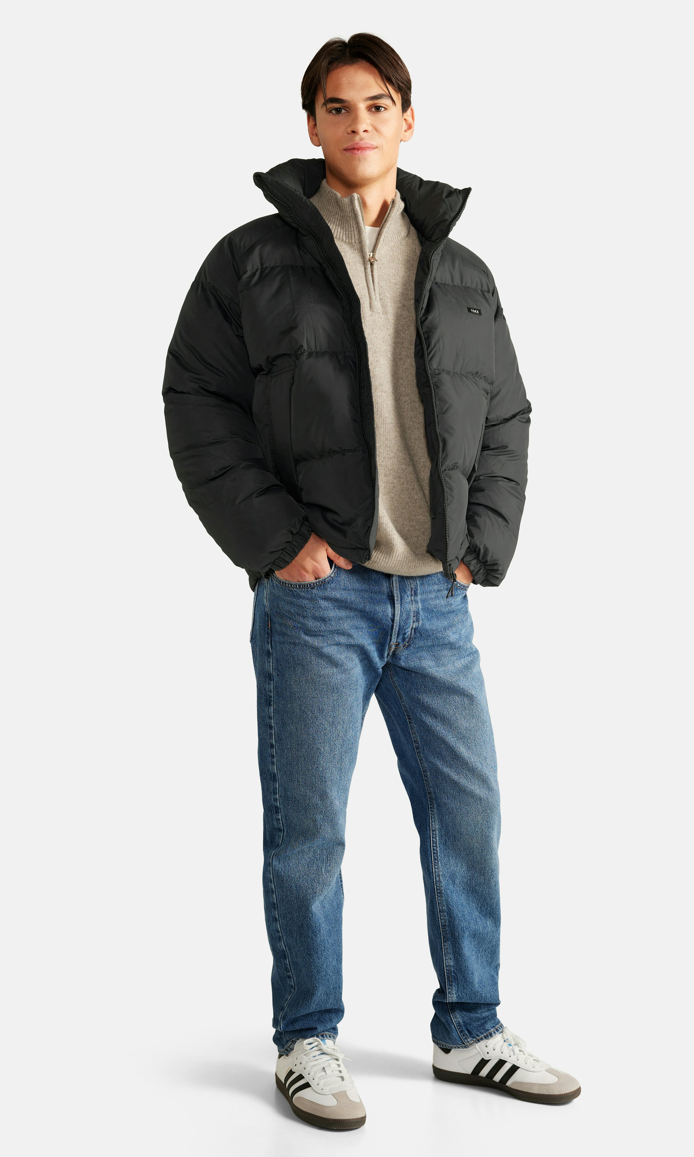 スペシャル特典 Tetsuo Yôke Short Junkyard | Unisex | Black Jacket Down WorkUtility&SafetyClothing