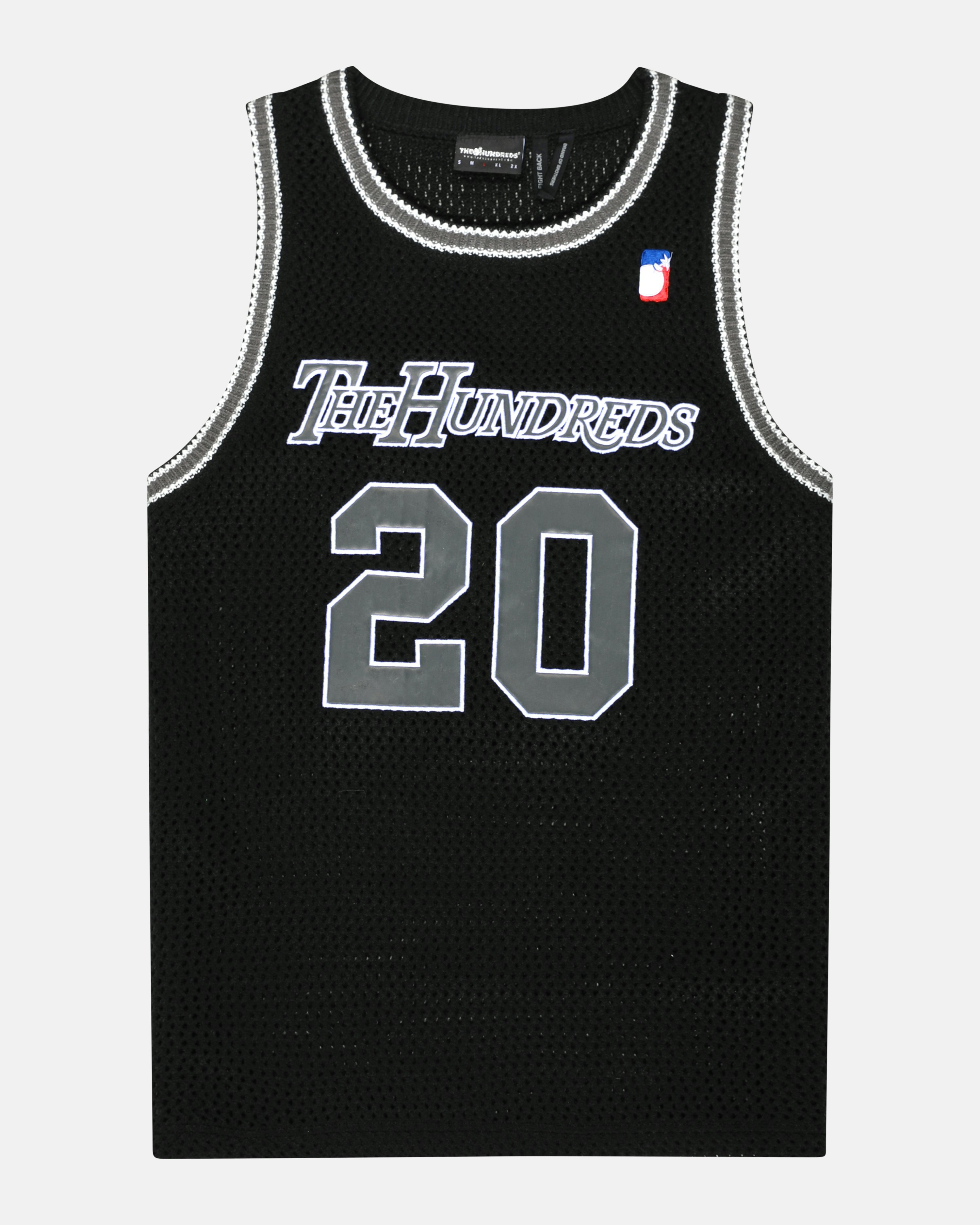 The Hundreds Block Basketball Jersey - Black