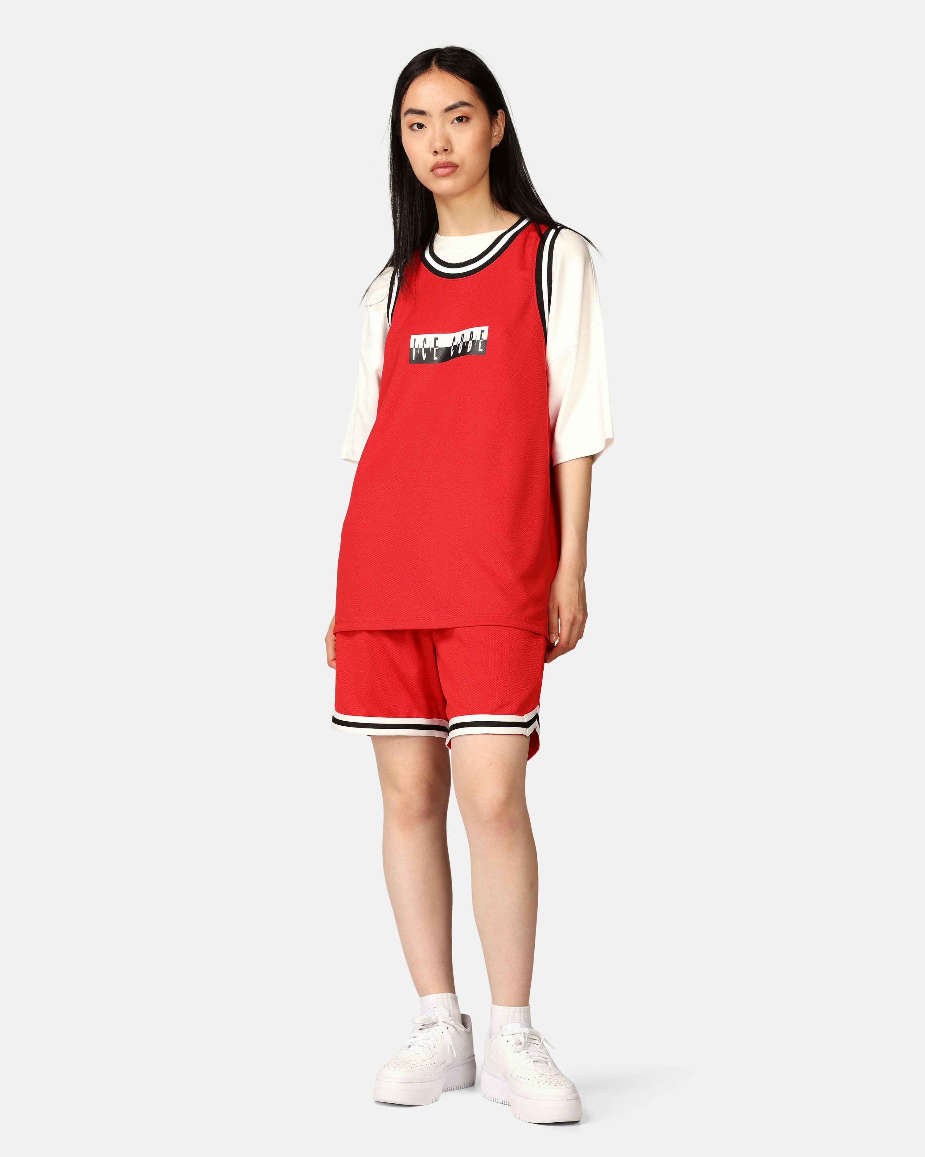 JUNKYARD Mesh Basketball Jersey Red, Unisex