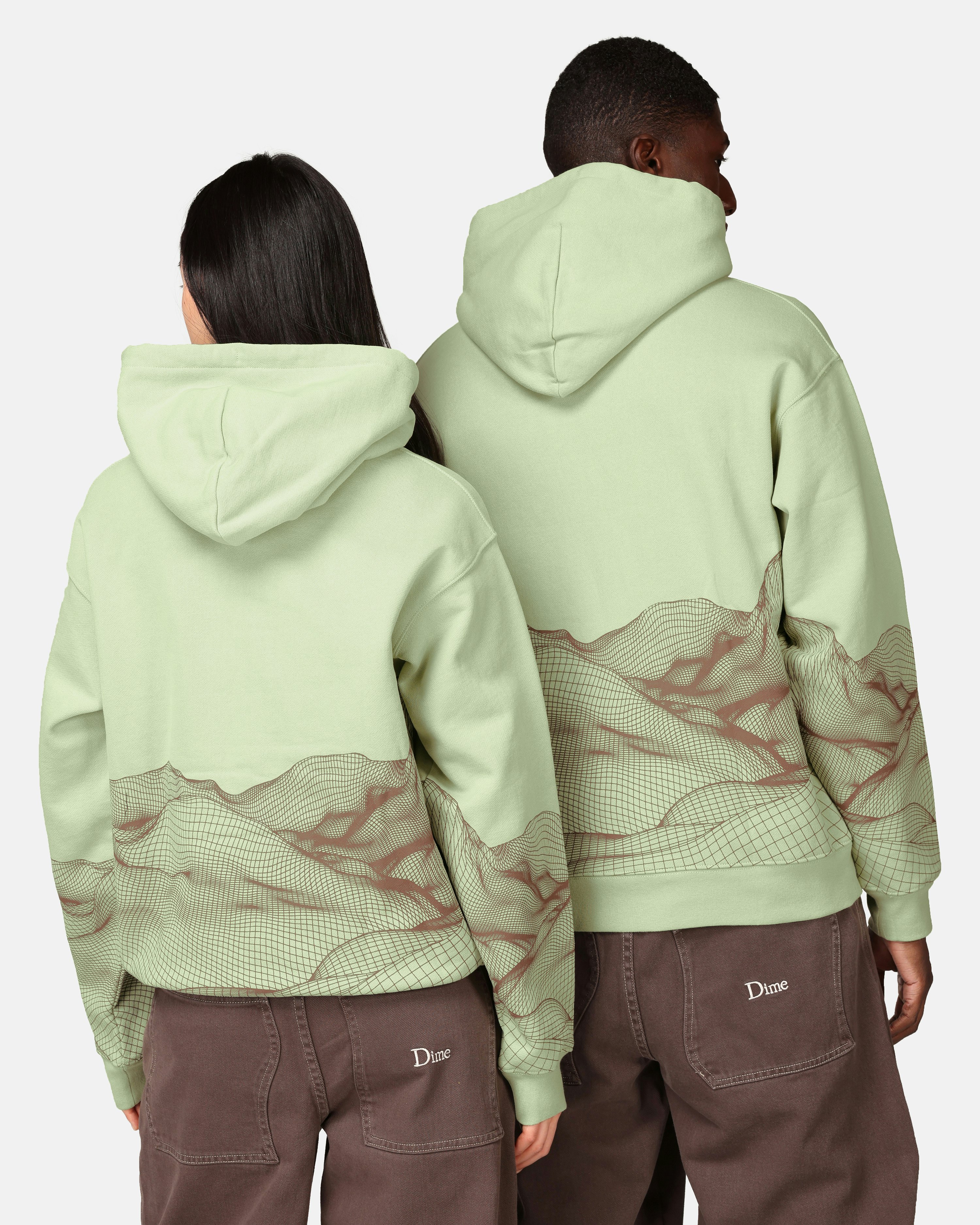 Dime Hoodie- Landscape Green | Unisex | Junkyard