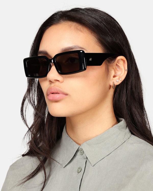 Le Specs The Impeccable Alt Fit Black Sunglasses Unisex Junkyard