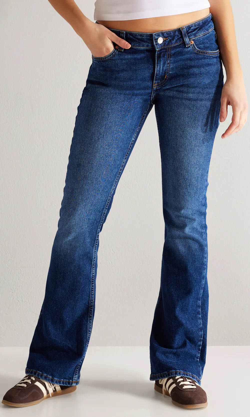 JUNKYARD Bootcut Low Jeans Dark blue | Women | Junkyard