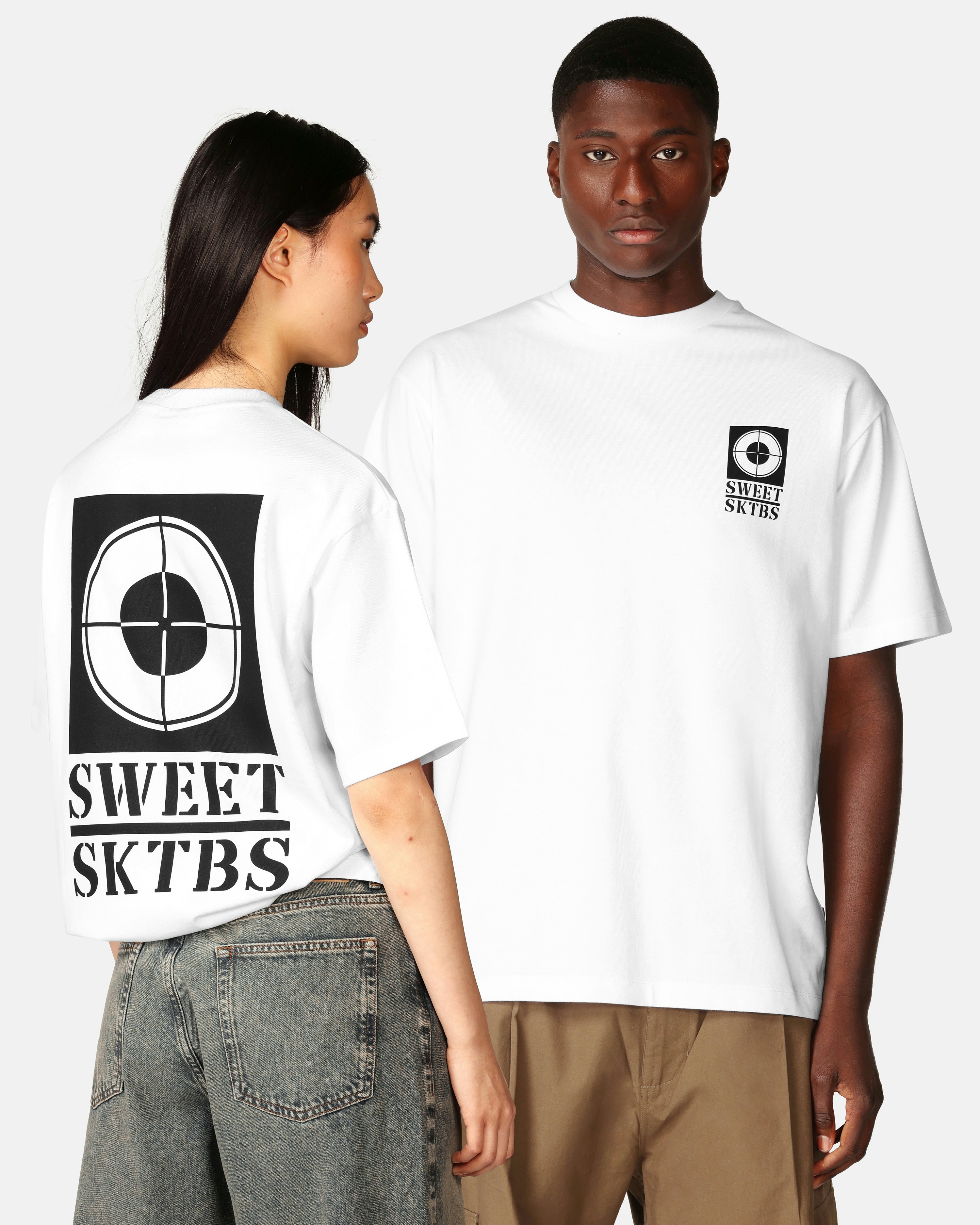 Stussy Wiki Short-sleeved Crewneck T-shirt in Black for Men
