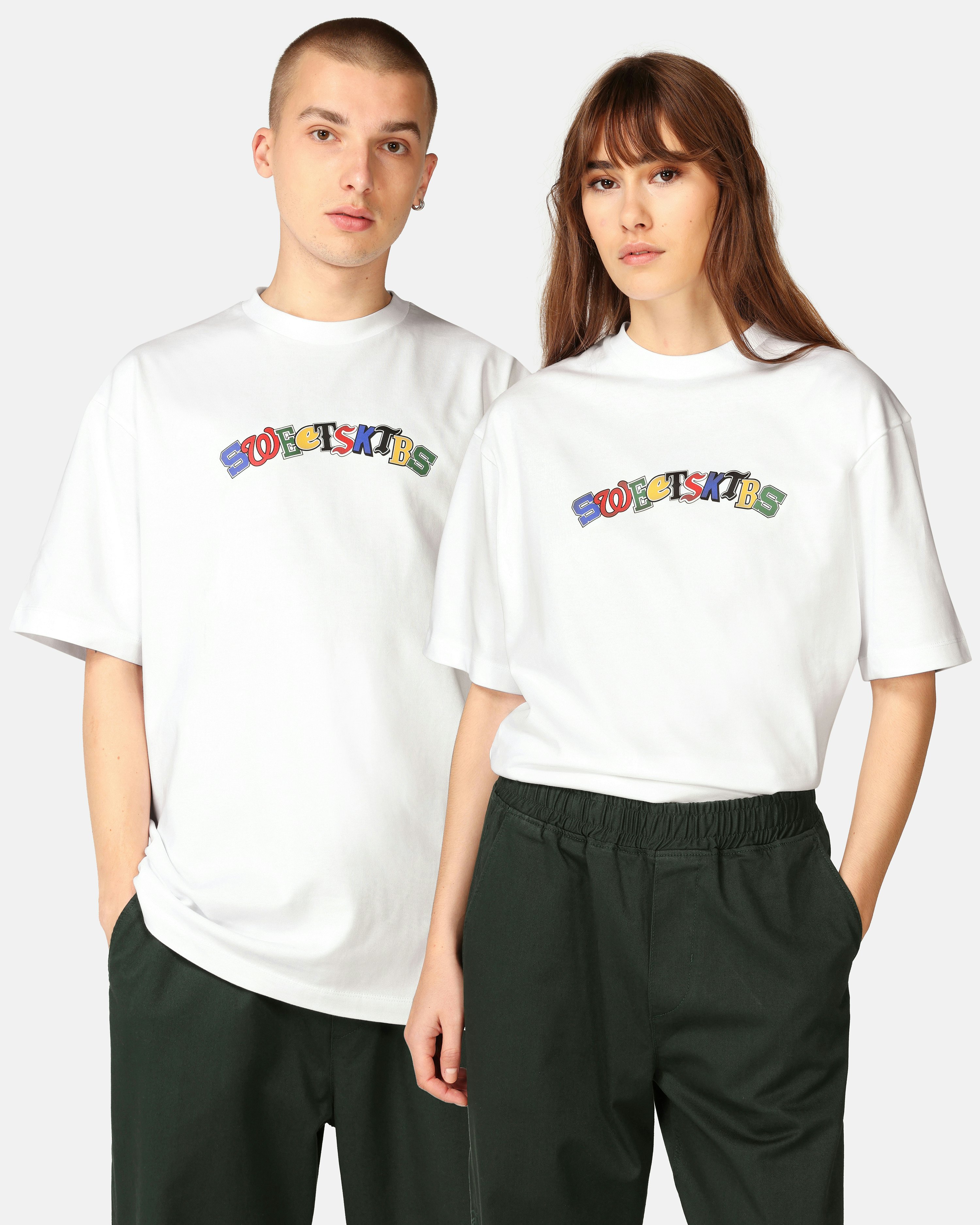 SWEET SKTBS Multi T-Shirt White | Unisex | Junkyard