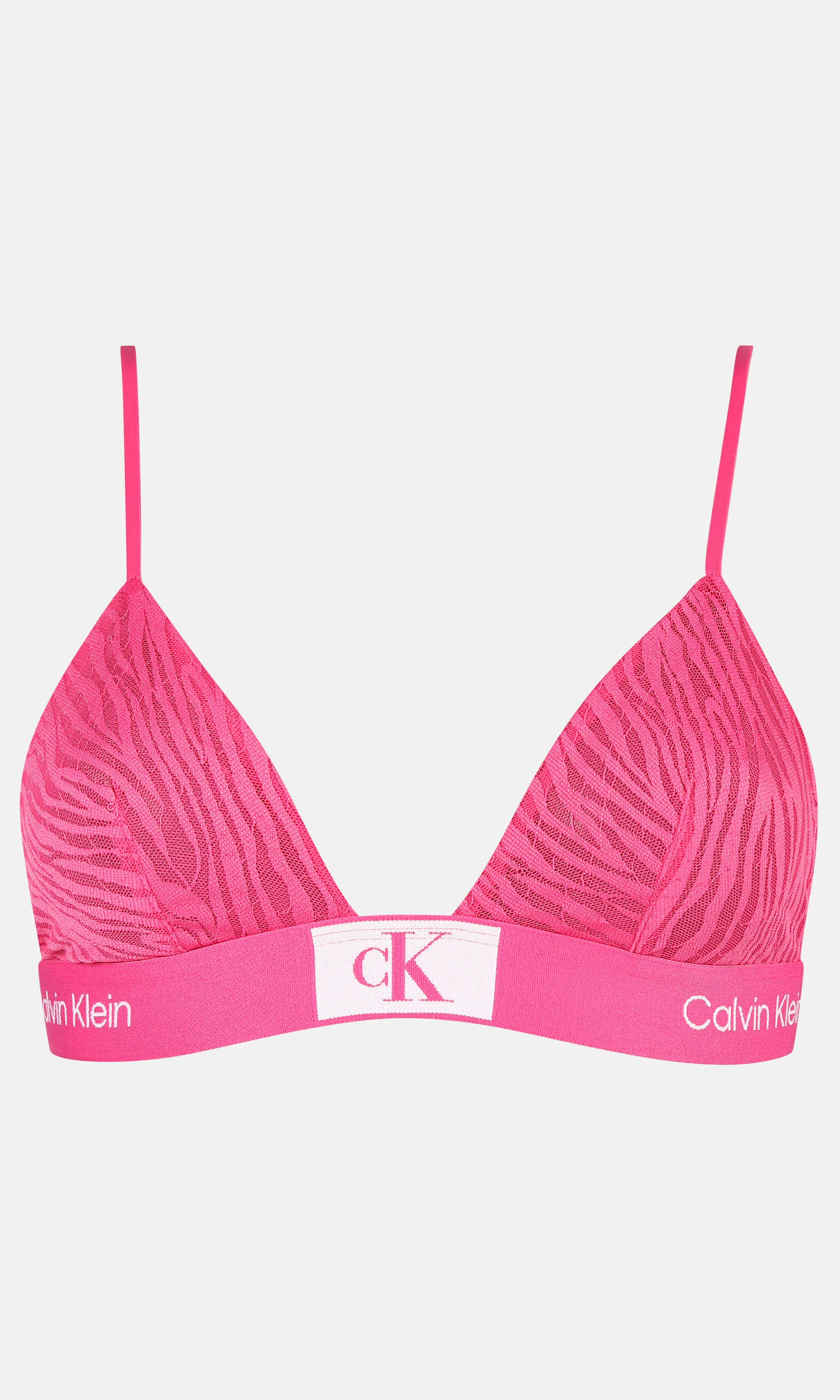 Calvin klein pink triangle bra online