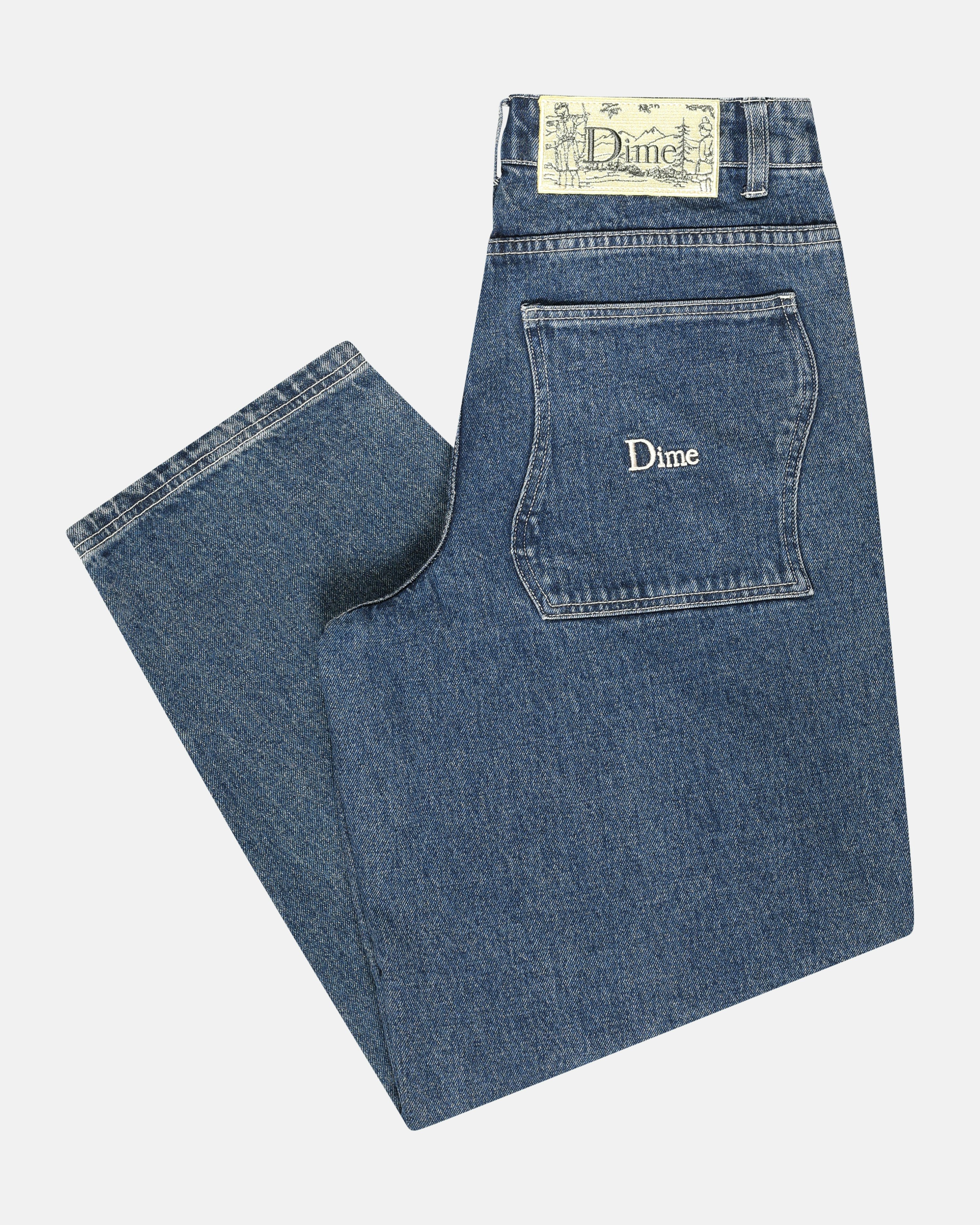 Dime Baggy Denim Pants Blue | Unisex | Junkyard