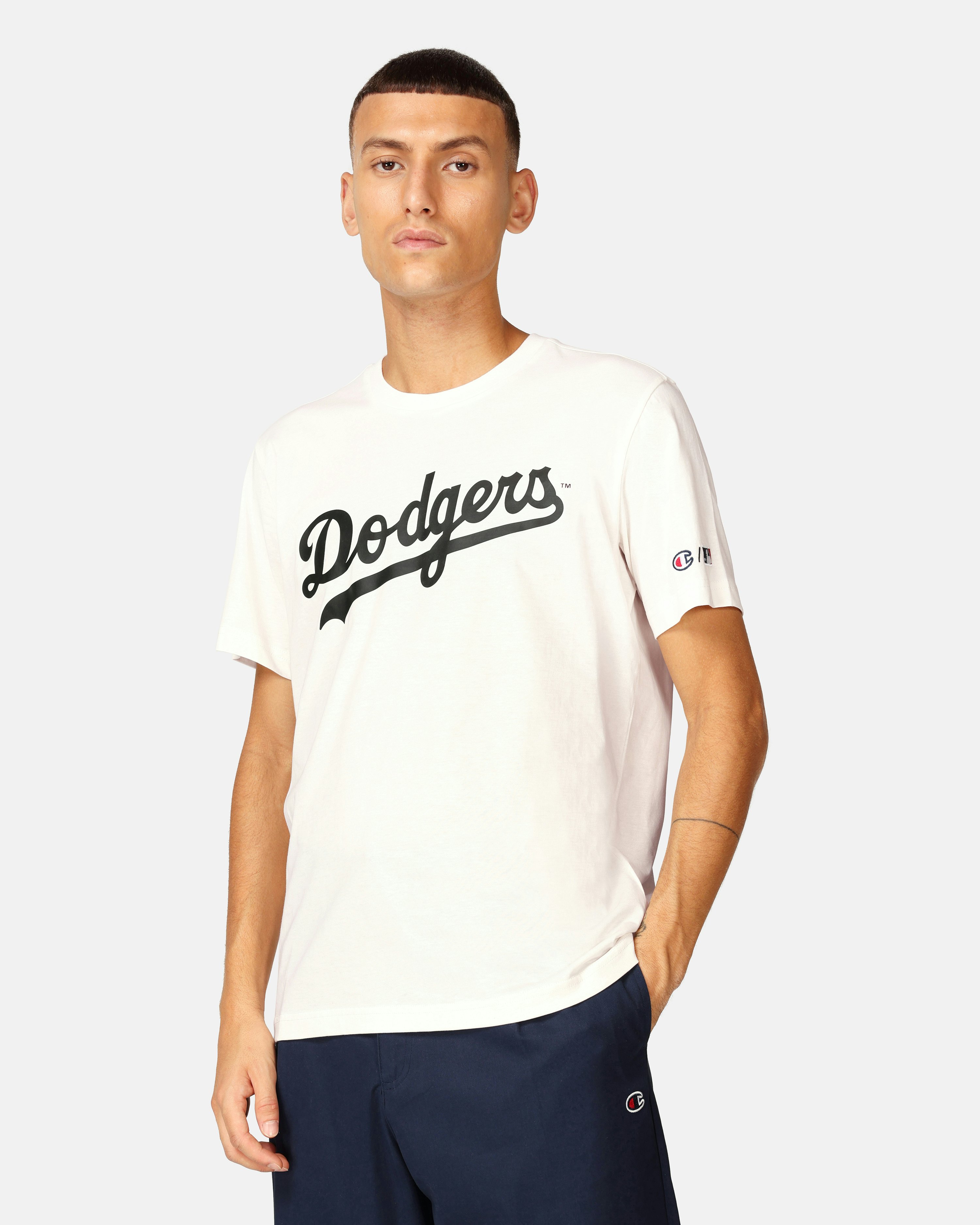 Champion MLB Los Angeles Dodgers T-Shirt White, Men