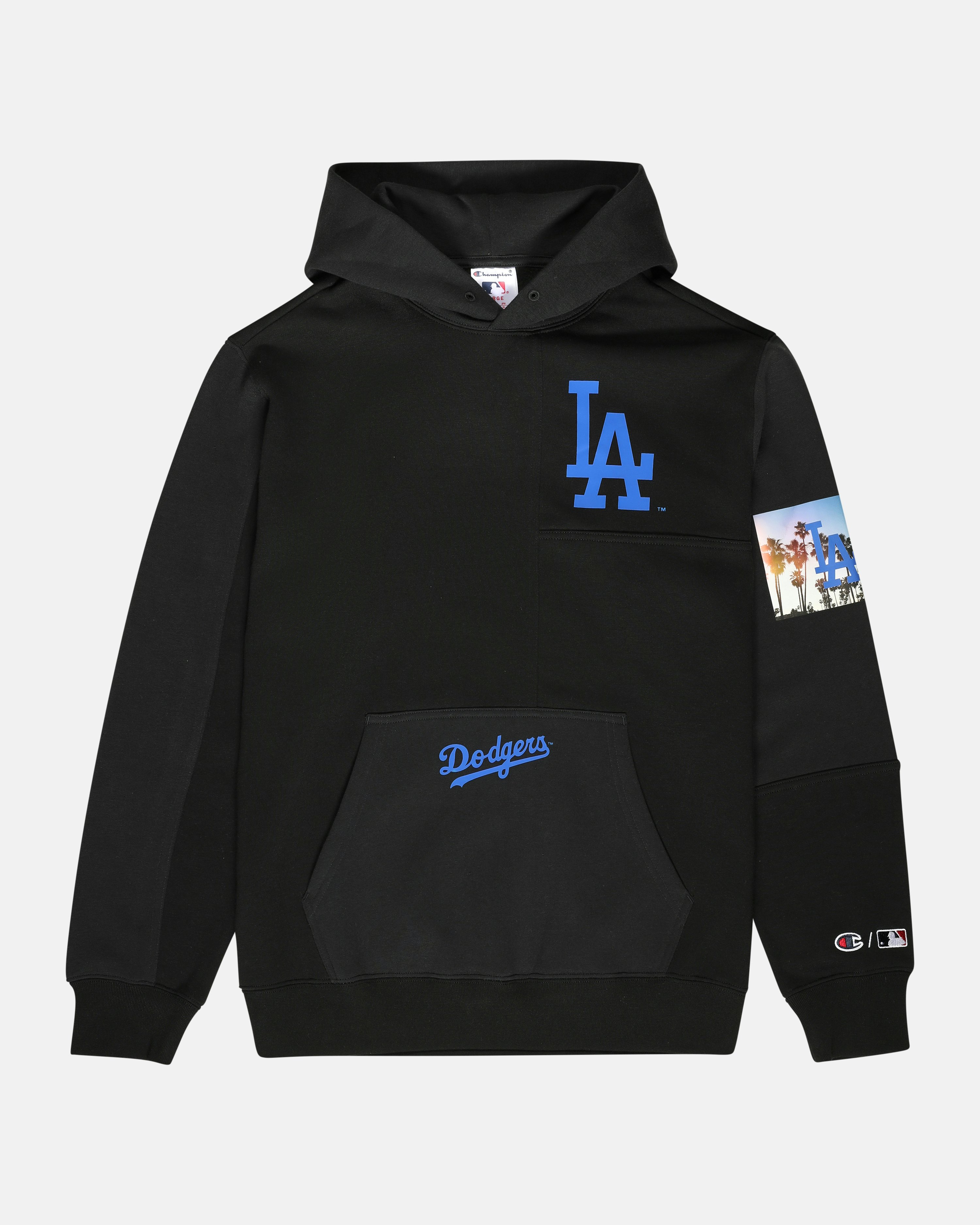 Los Angeles Dodgers Iconic Fleece Full Zip Hoodie - Mens