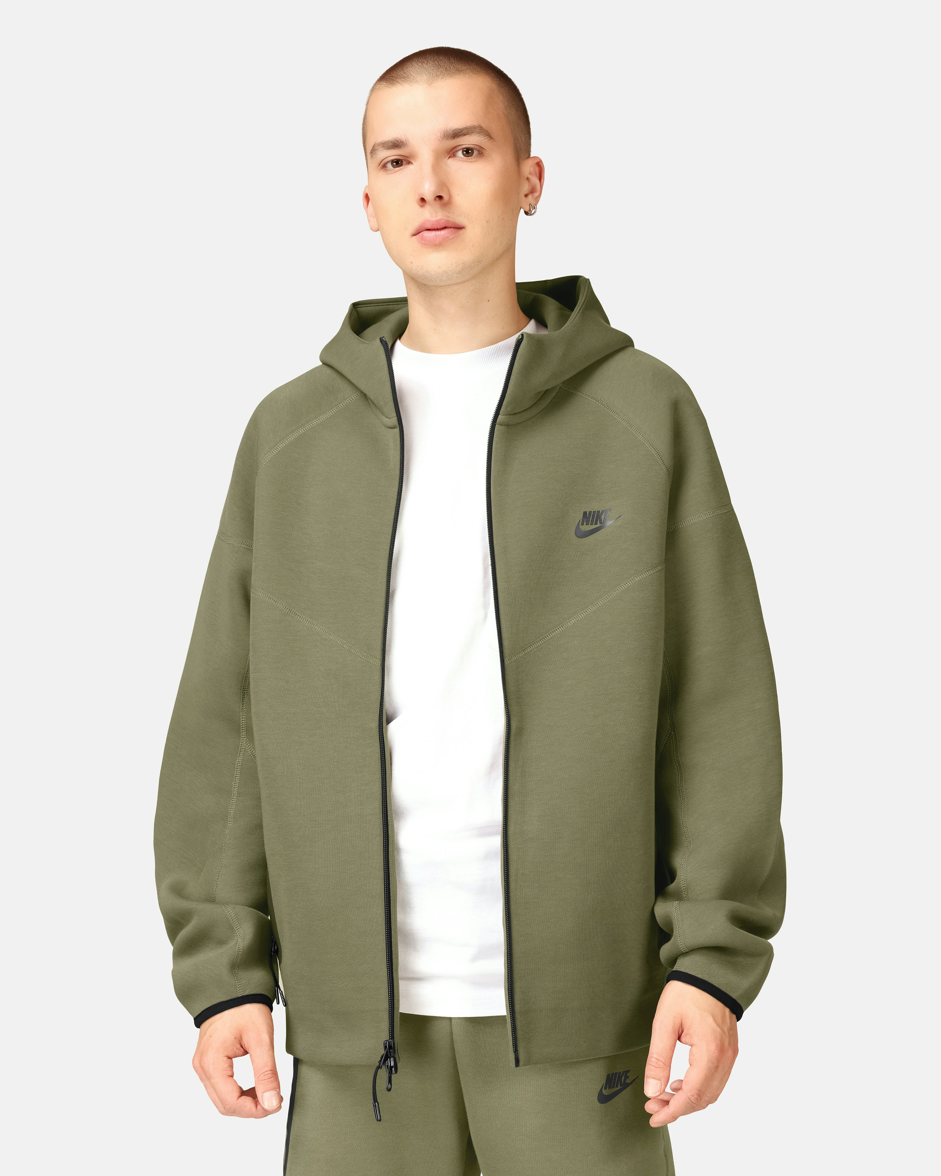 Nike Tech Fleece Jacket Olive green | Unisex | Junkyard
