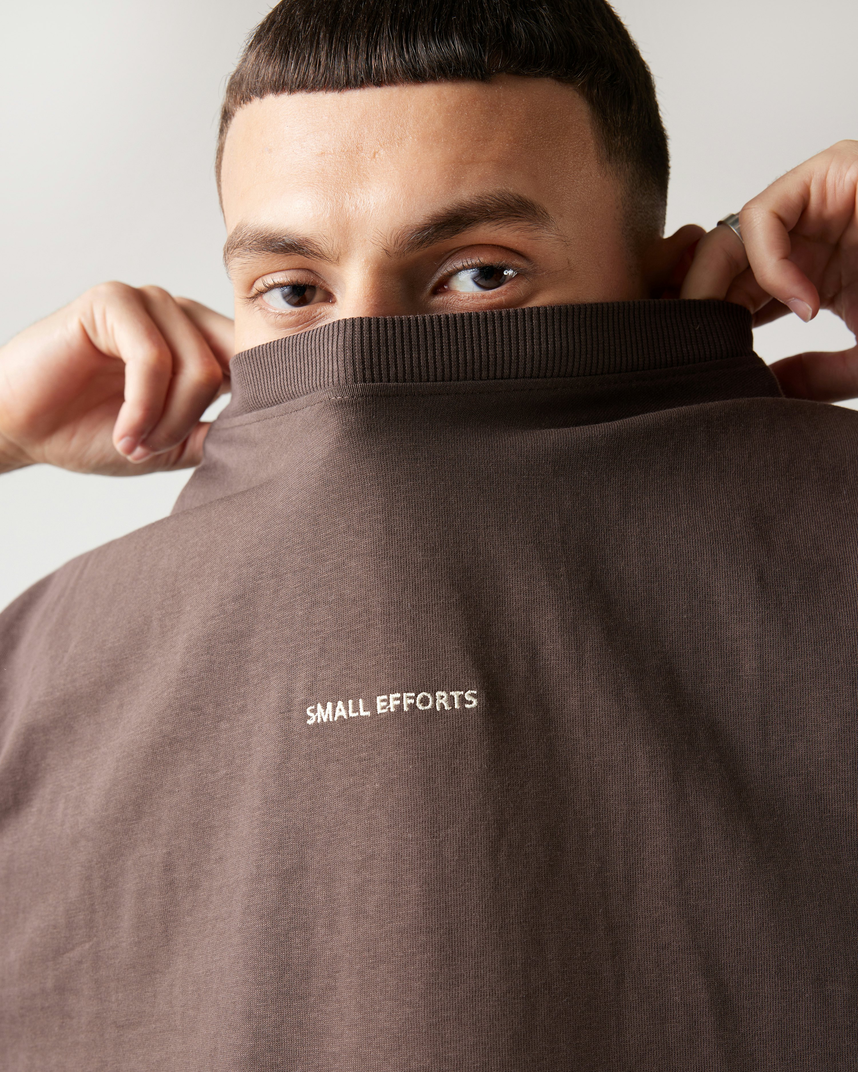トップス YOKE / BIG FLAP LONG SHIRTS(BRICK BROWN) Future Present - YOKE | Oversized Big Flap Long Shirt