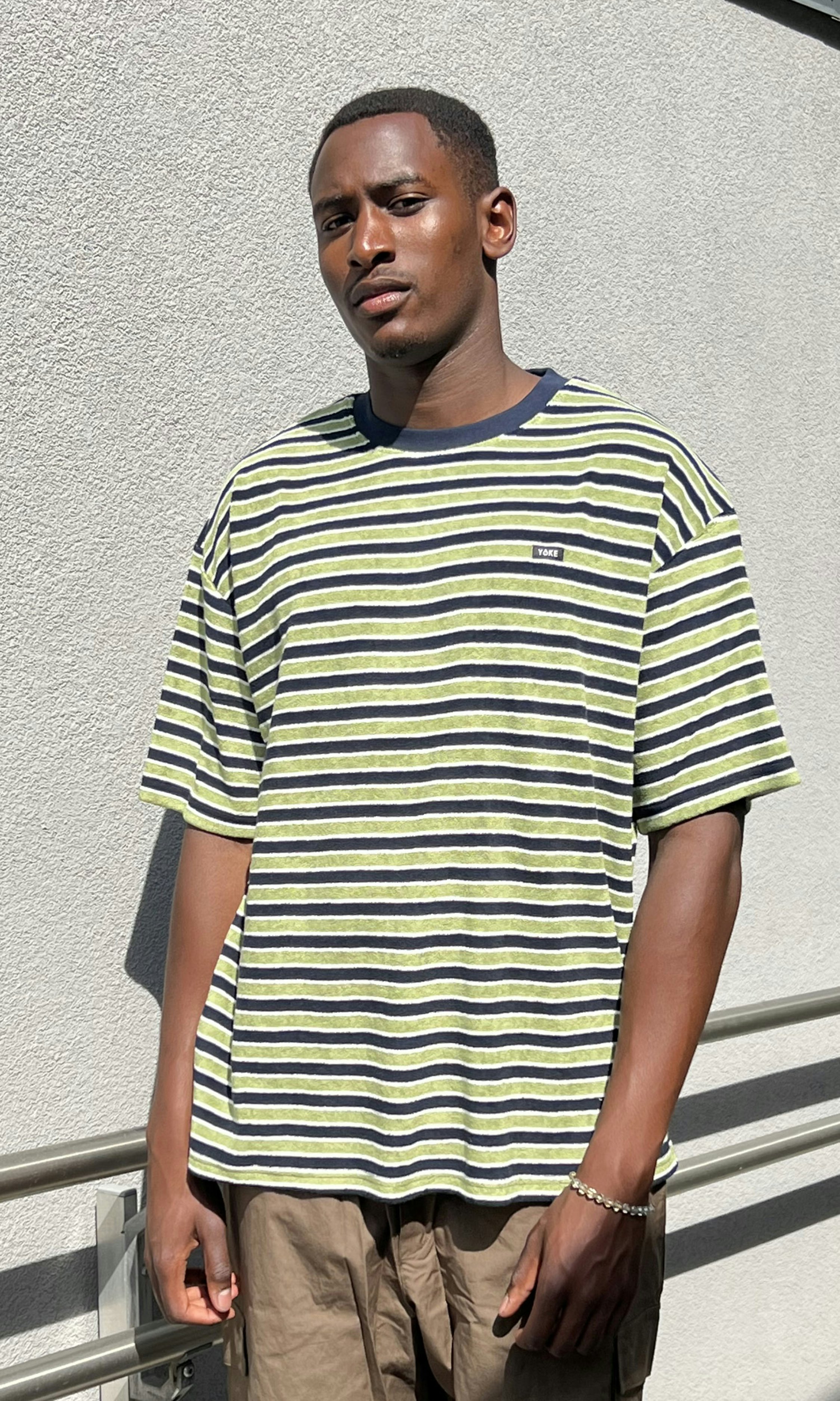 Yôke Towel T-Shirt Multi | Men | Junkyard