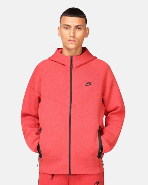 Nike Tech Fleece Jacket Red | Men | Junkyard