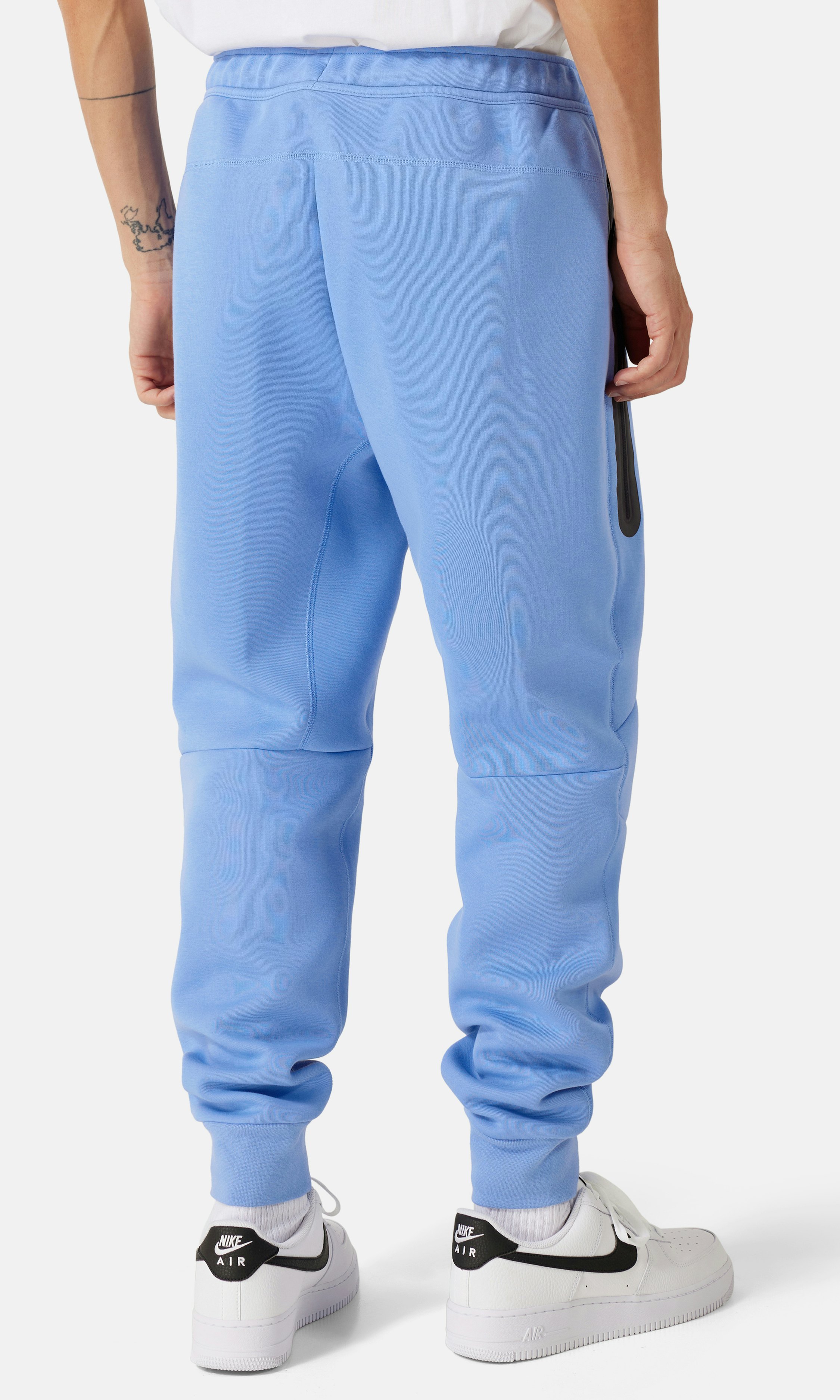 Nike deals tech fleece mens L blue joggers