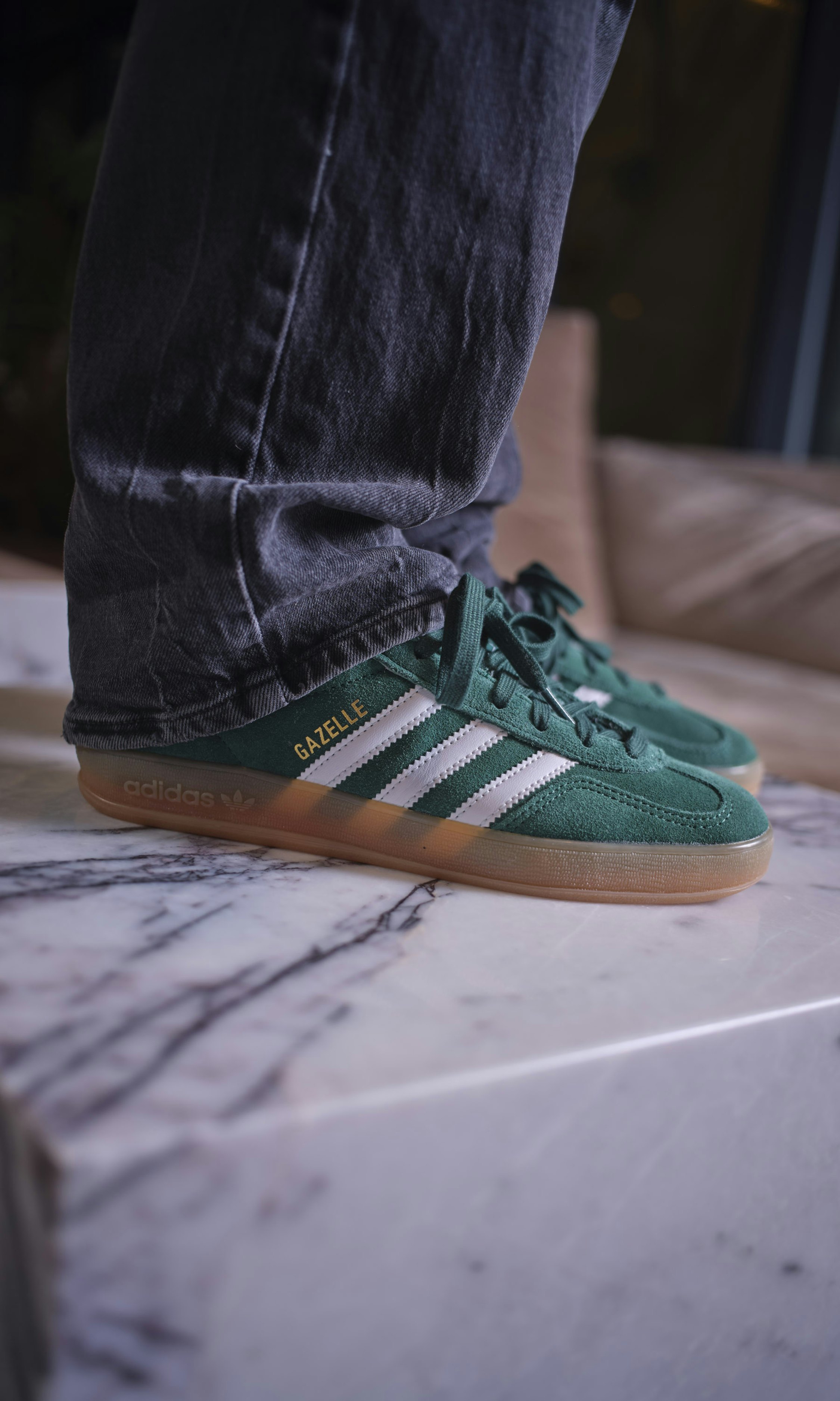 ★★Adairs★★ Gazelle Indoor Green JI2715 adidas Gazelle Indoor Sneakers Green | Unisex | Junkyard