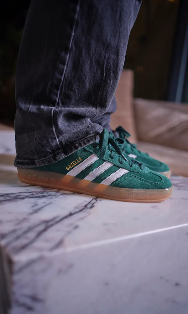 adidas gazelle silver green womens adidas Gazelle Indoor Collegiate Green