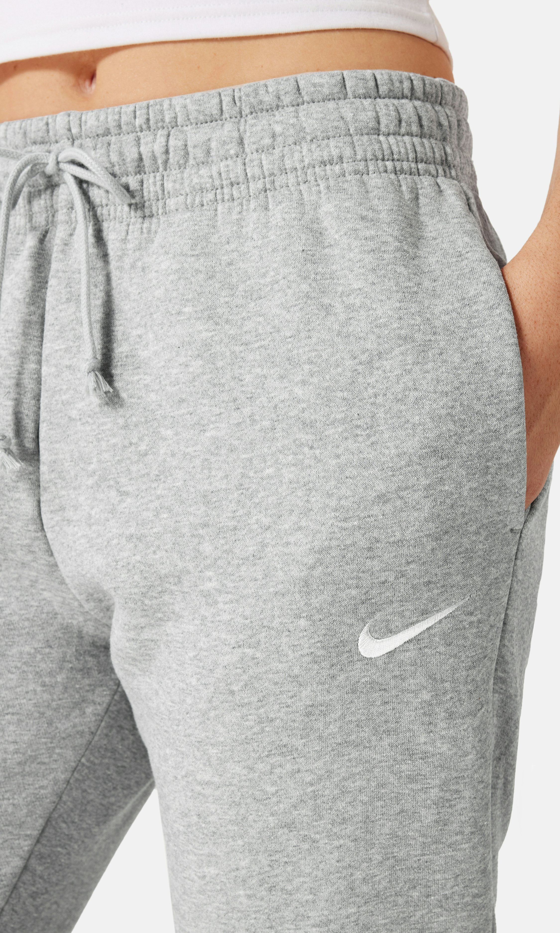tight grey nike sweatpants