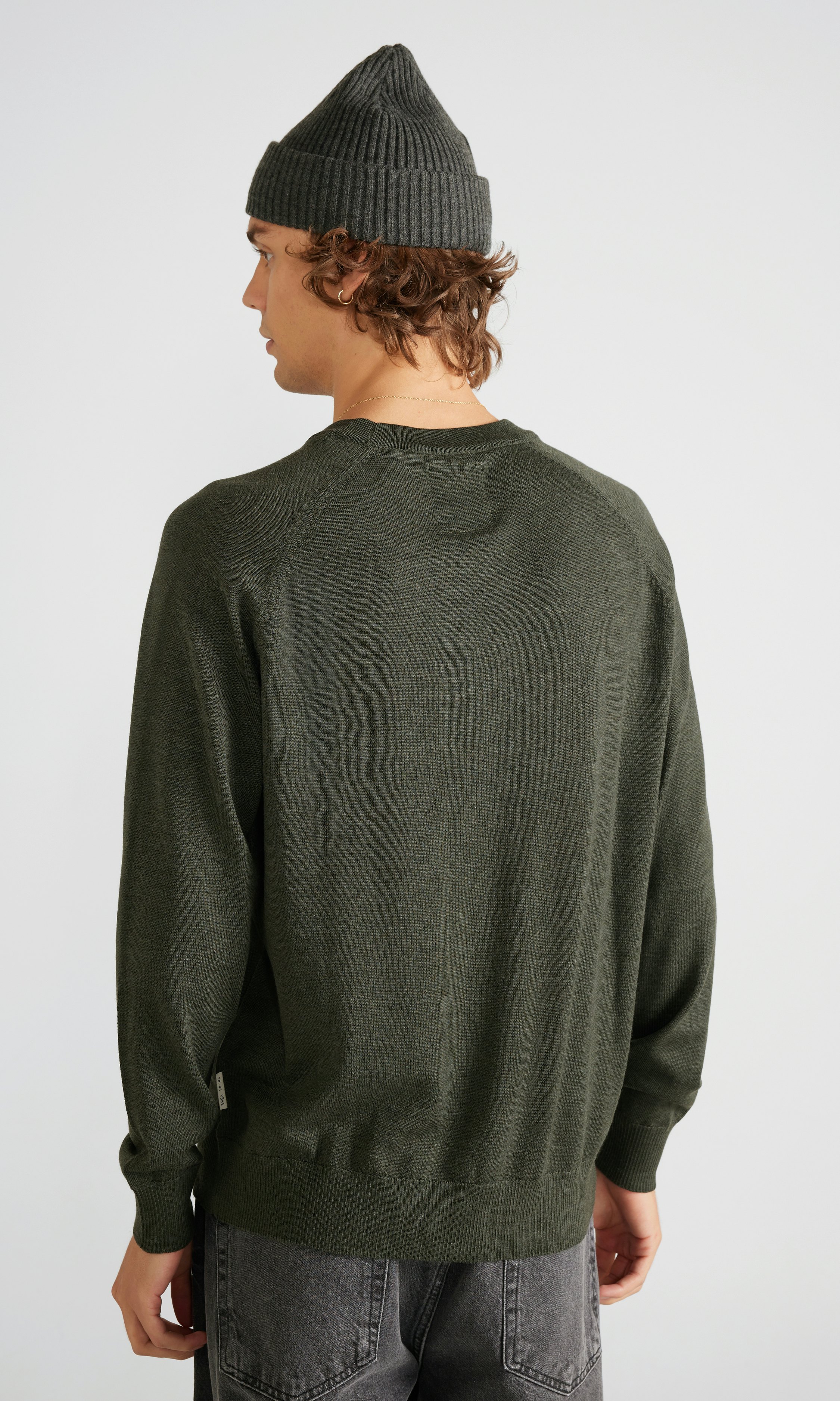 Yôke Wool Sweater Green | Men | Junkyard