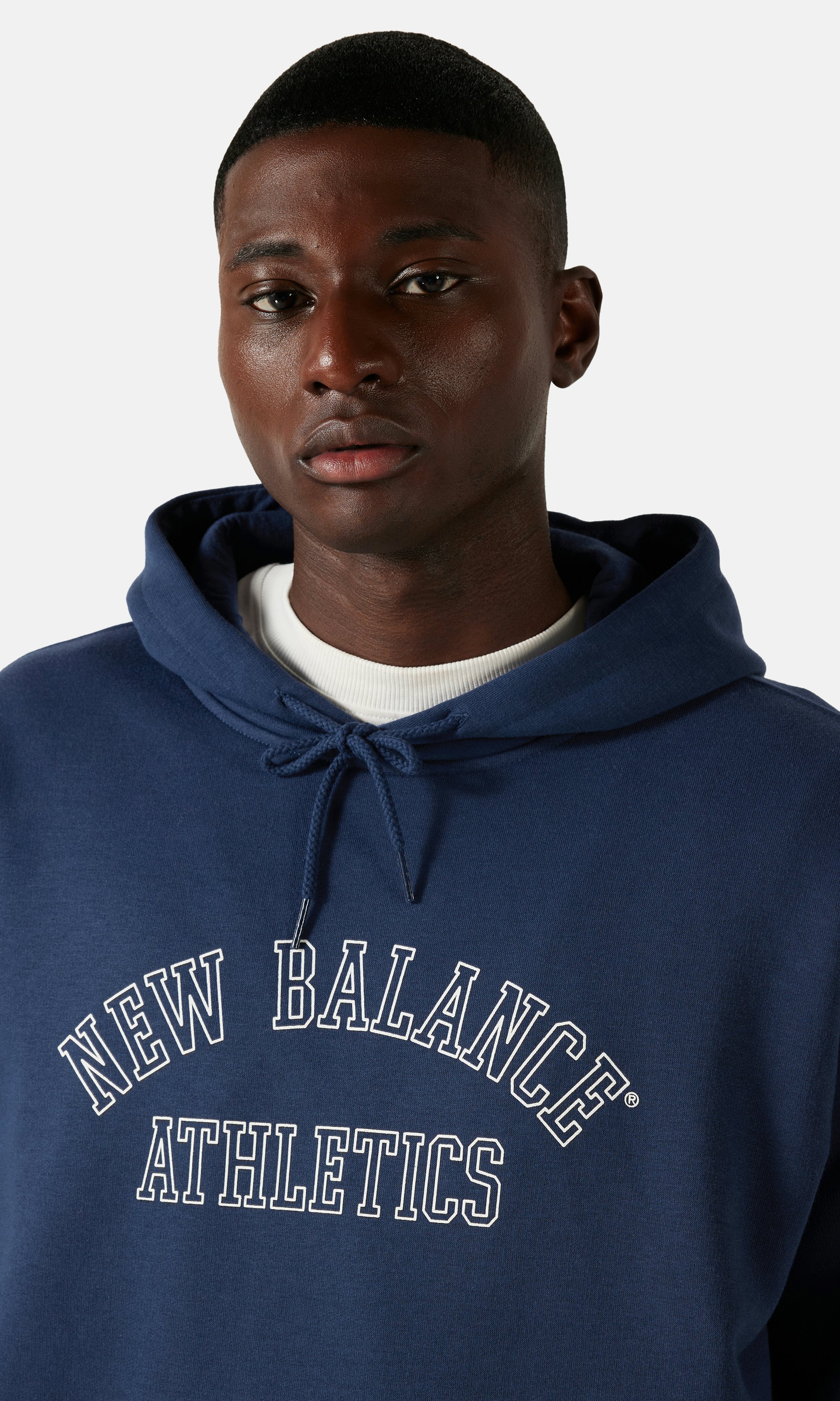 New Balance Graphic Hoodie Navy | Men | Junkyard