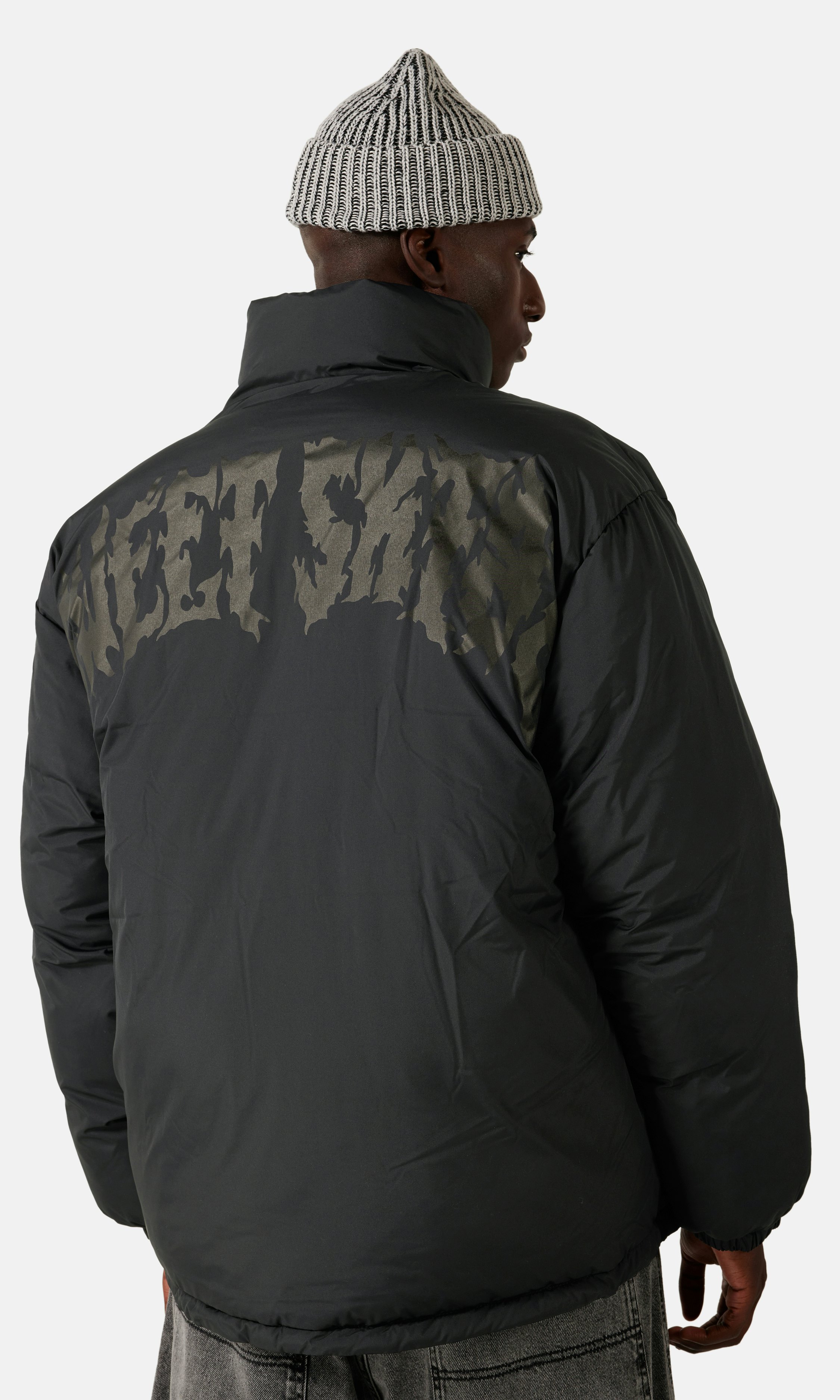 Yôke Padded Farmer Jacket Black | Men | Junkyard