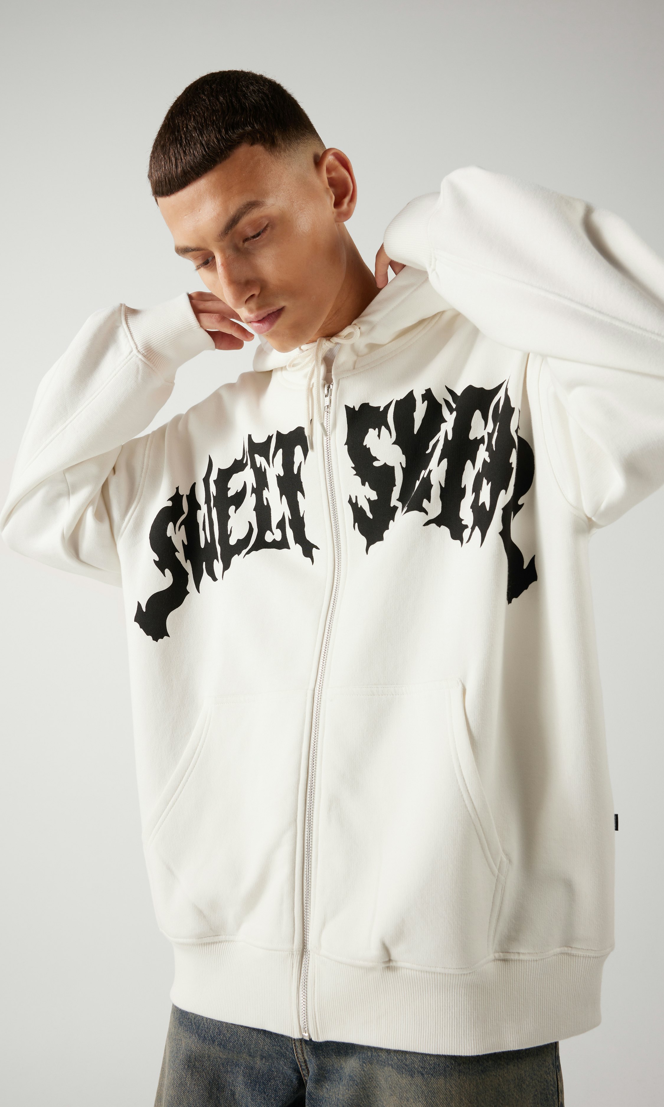 SWEET SKTBS Dream Zip-Hoodie Off white | Men | Junkyard