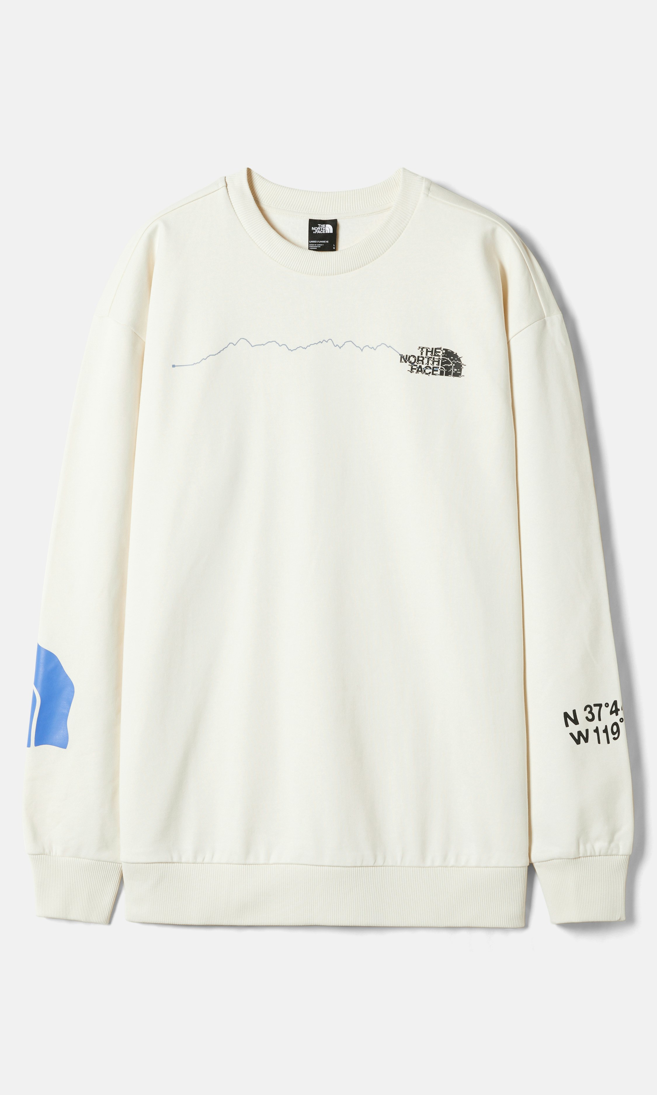 ★★THE NORTH FACE★★ White Label Kickflex Crewneck OFF WHI The North Face Tech Crewneck Sweatshirt - Men's - Clothing