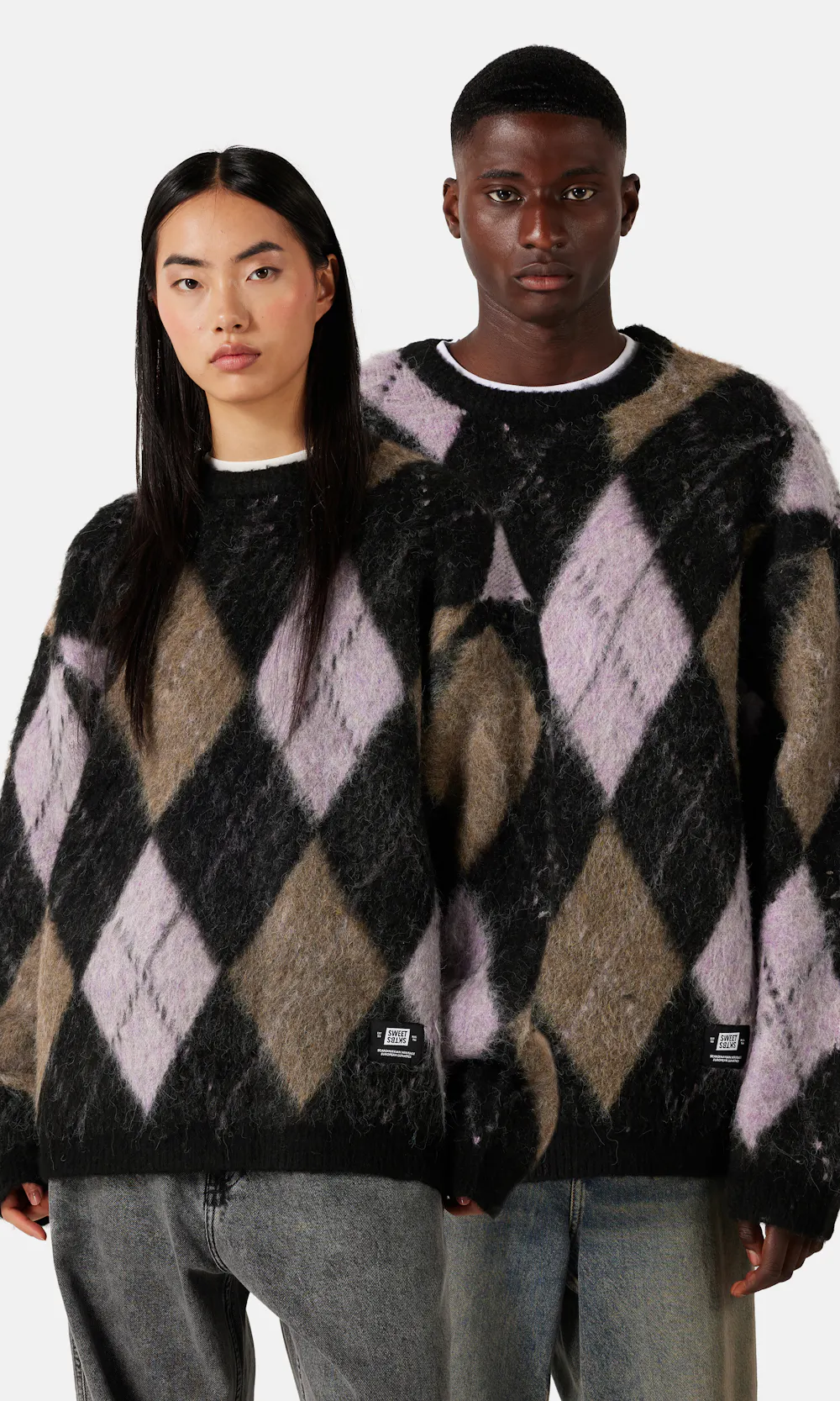 小物 SLY ARGYLE MIX JQ KNIT STALL SLY ARGYLE MIX JQ KNIT STALL