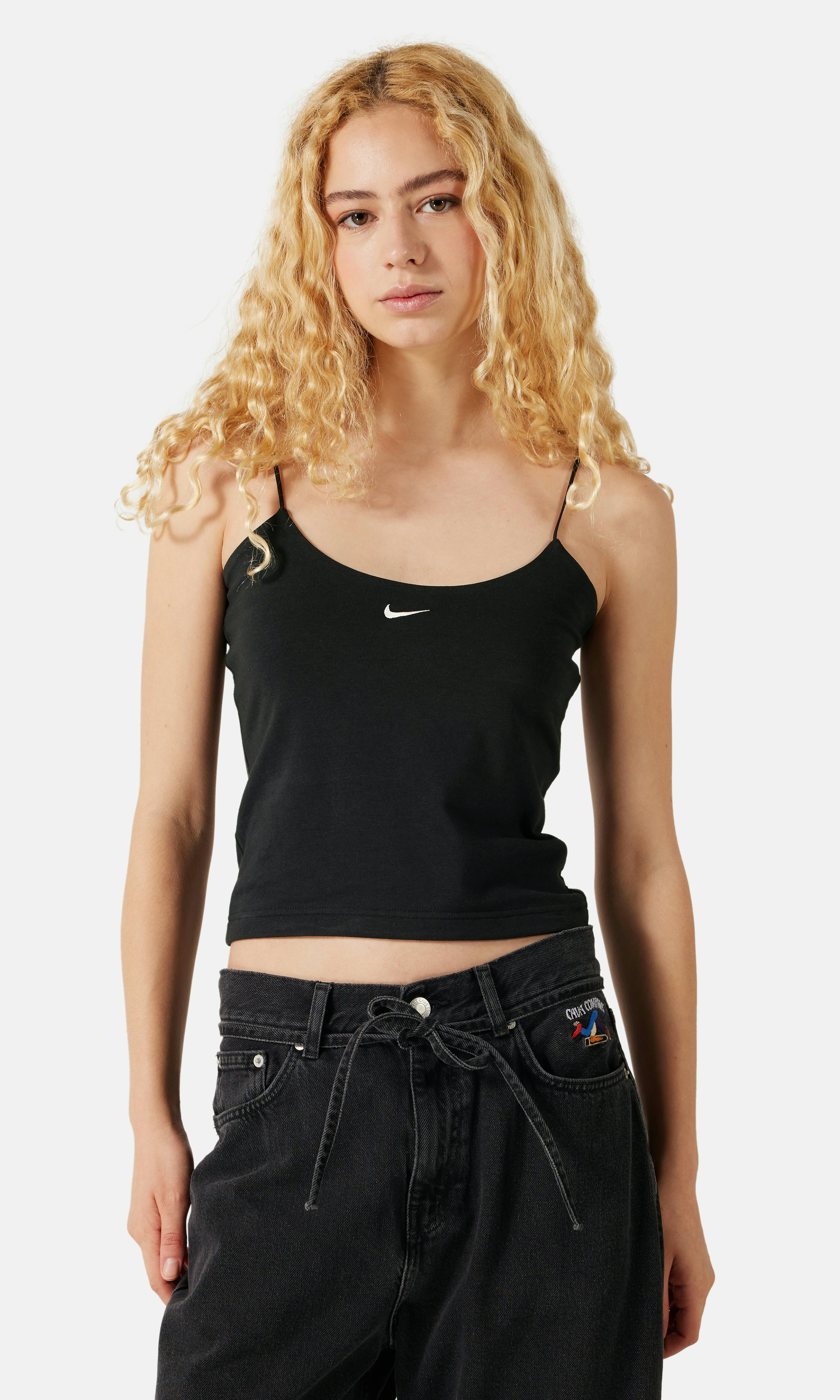 その他 nicknicknick Nike Sportswear Chill Knit Tight Cropped Mini-Rib Tank Top