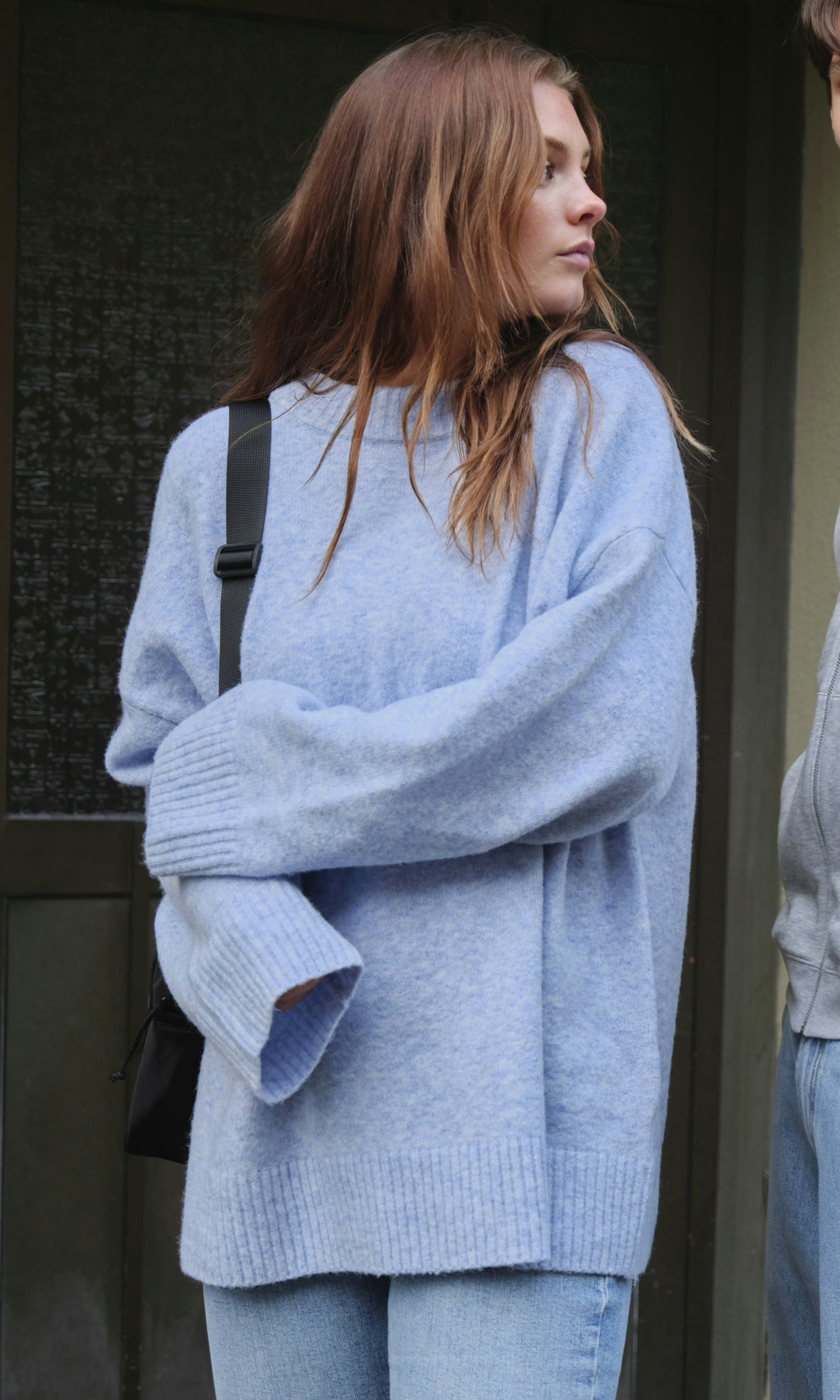 JUNKYARD Get Along Knitted Sweater Light blue | Women | Junkyard