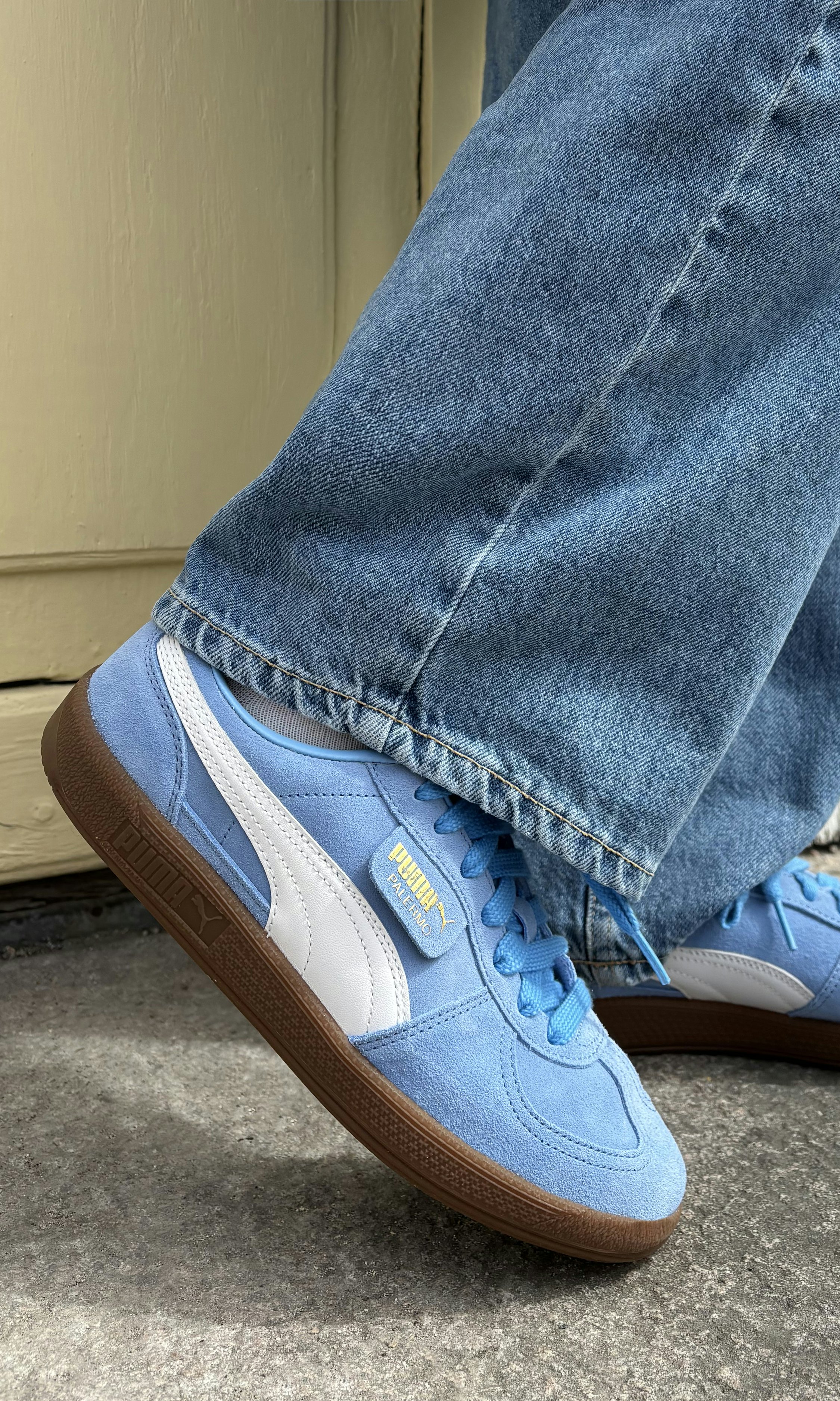 ★Puma★ Palermo light blue Puma Palermo W - Light Blue/Gum • See best price »