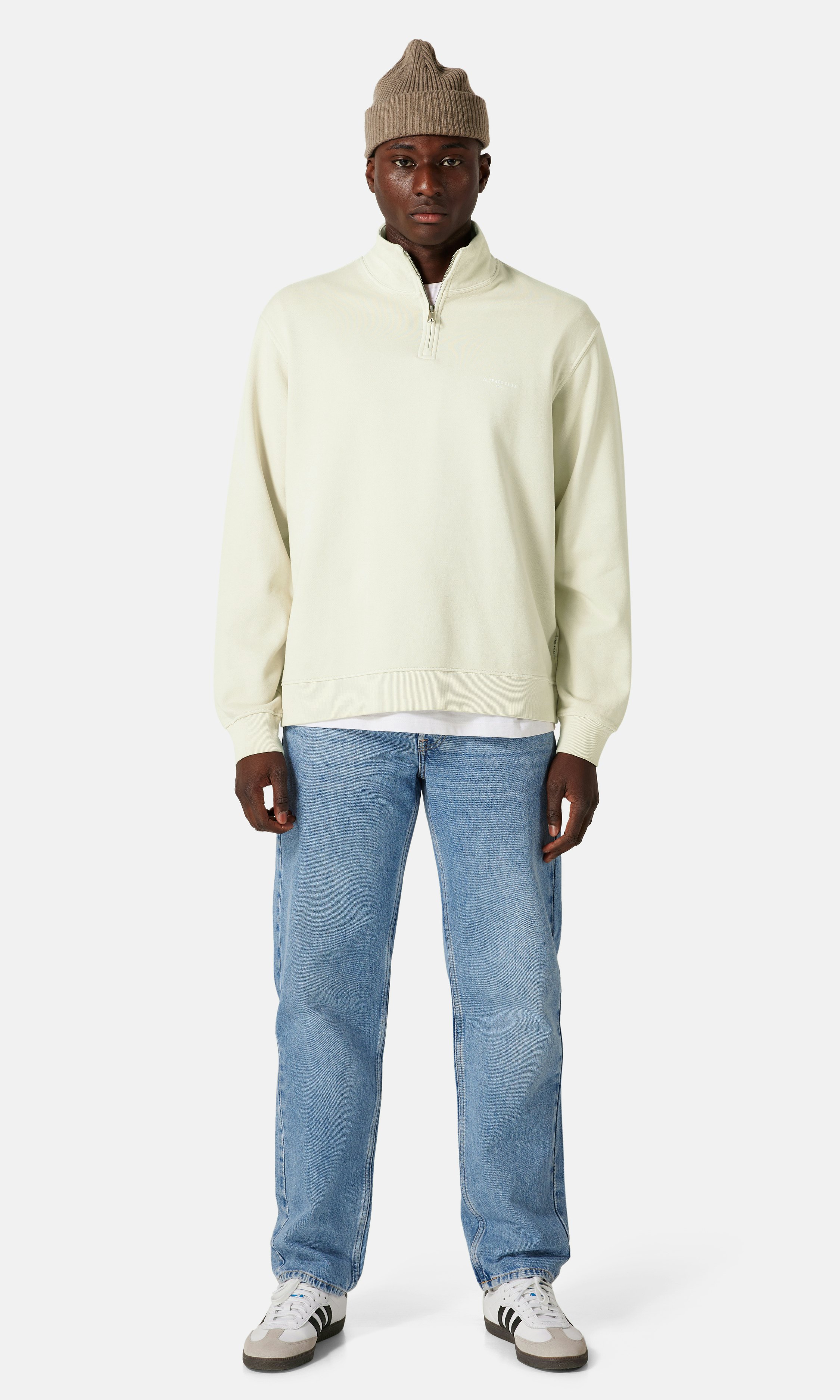 トップス OLD JOE \"DOUBLE FACE CUT OFF NECK SWEAT OLD JOE】PATINA COTTON SWEAT CREW-NECK -SCAR FACE- | legrow
