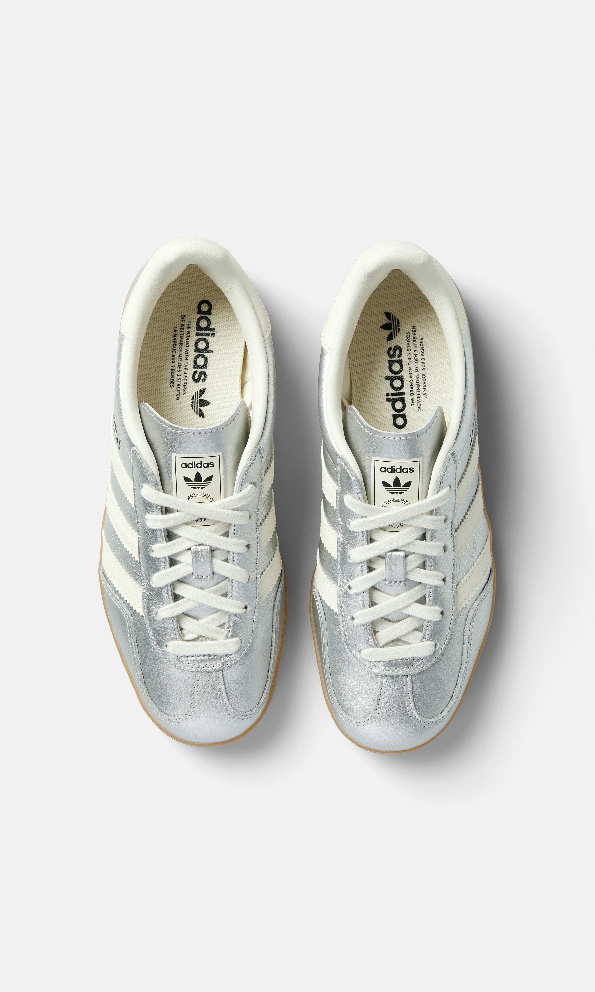 ★Adidas Gazelle Indoor Silver llic★ adidas Gazelle Indoor 