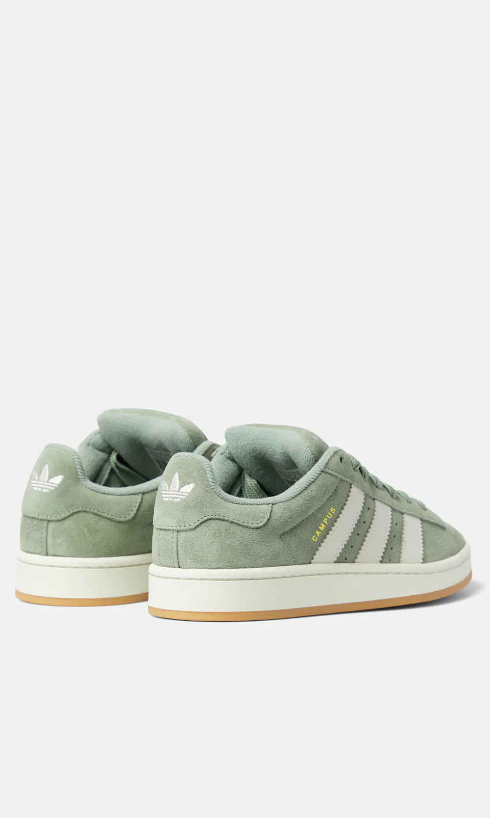 adidas gazelle silver green womens Adidas Campus 00s Silver Green/ Off White/ Linen Green  Stoked Boardshop