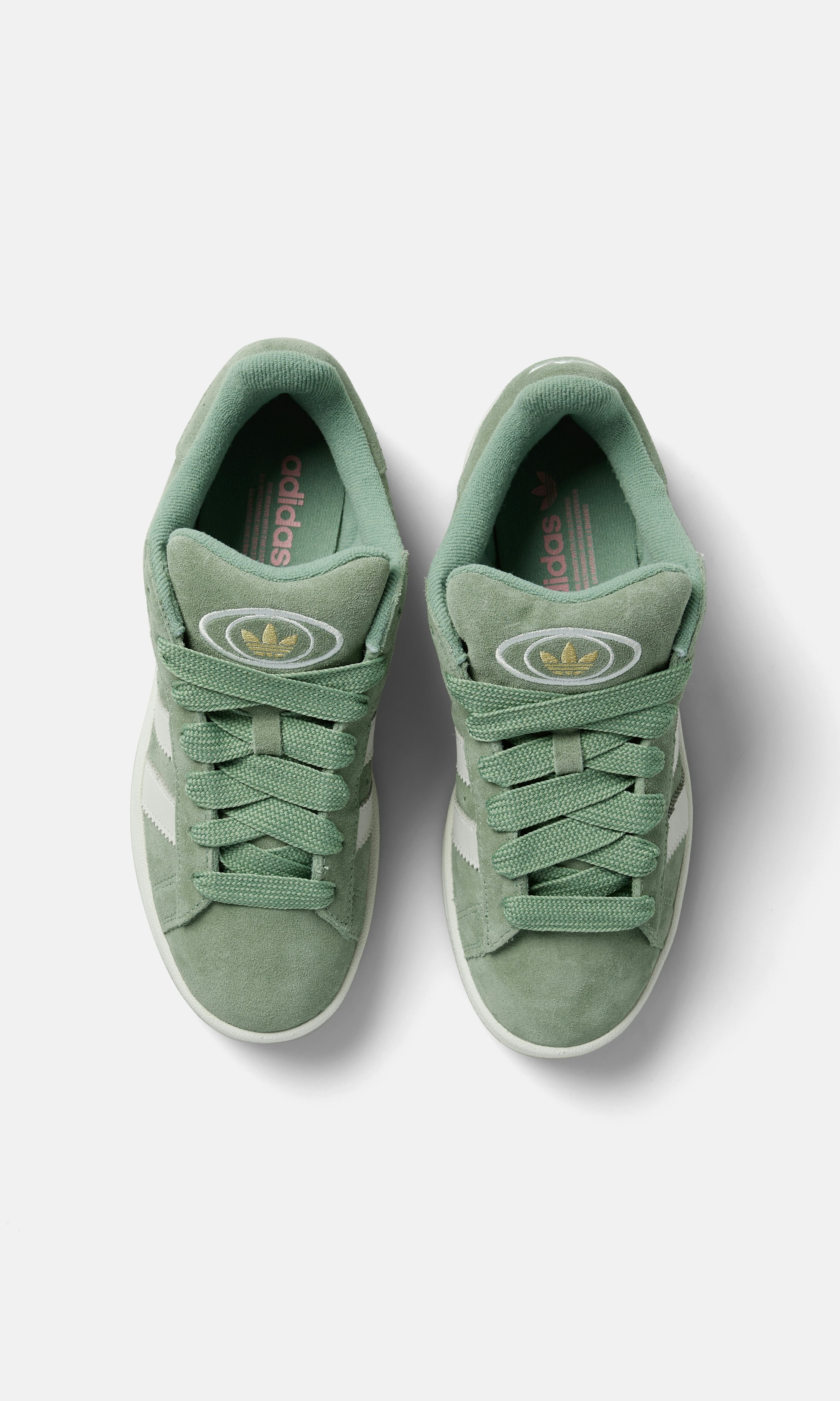 adidas gazelle silver green womens Vintage Adidas Campus Sneakers Women's US 7 – dla dushy main image 1