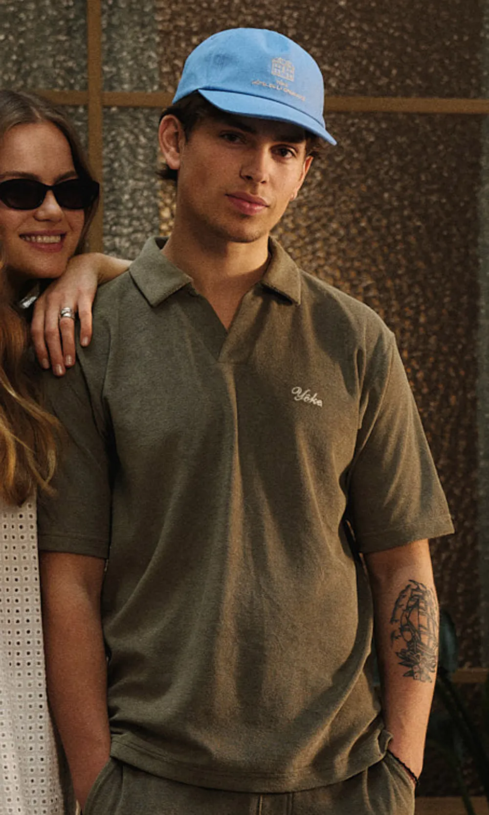 Yôke Towel Polo Green | Men | Junkyard