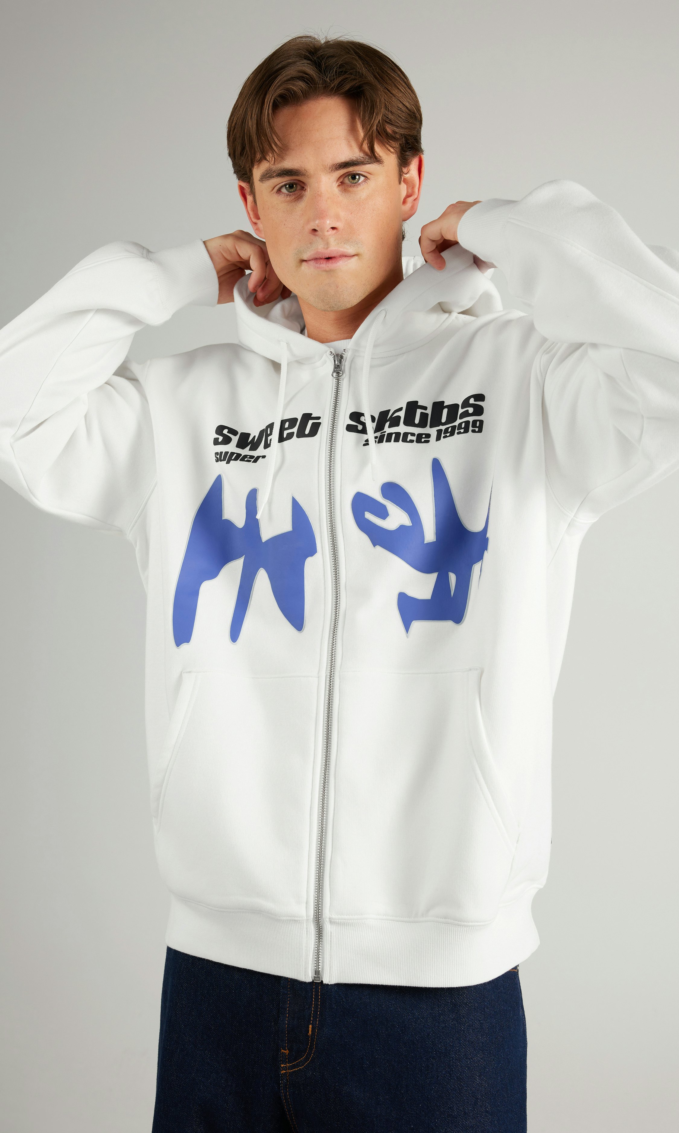 SWEET SKTBS Dream Zip-Hoodie Off white | Men | Junkyard