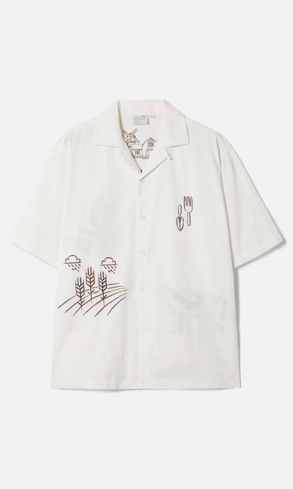 Yôke Embroidered Shirt | Men | Junkyard