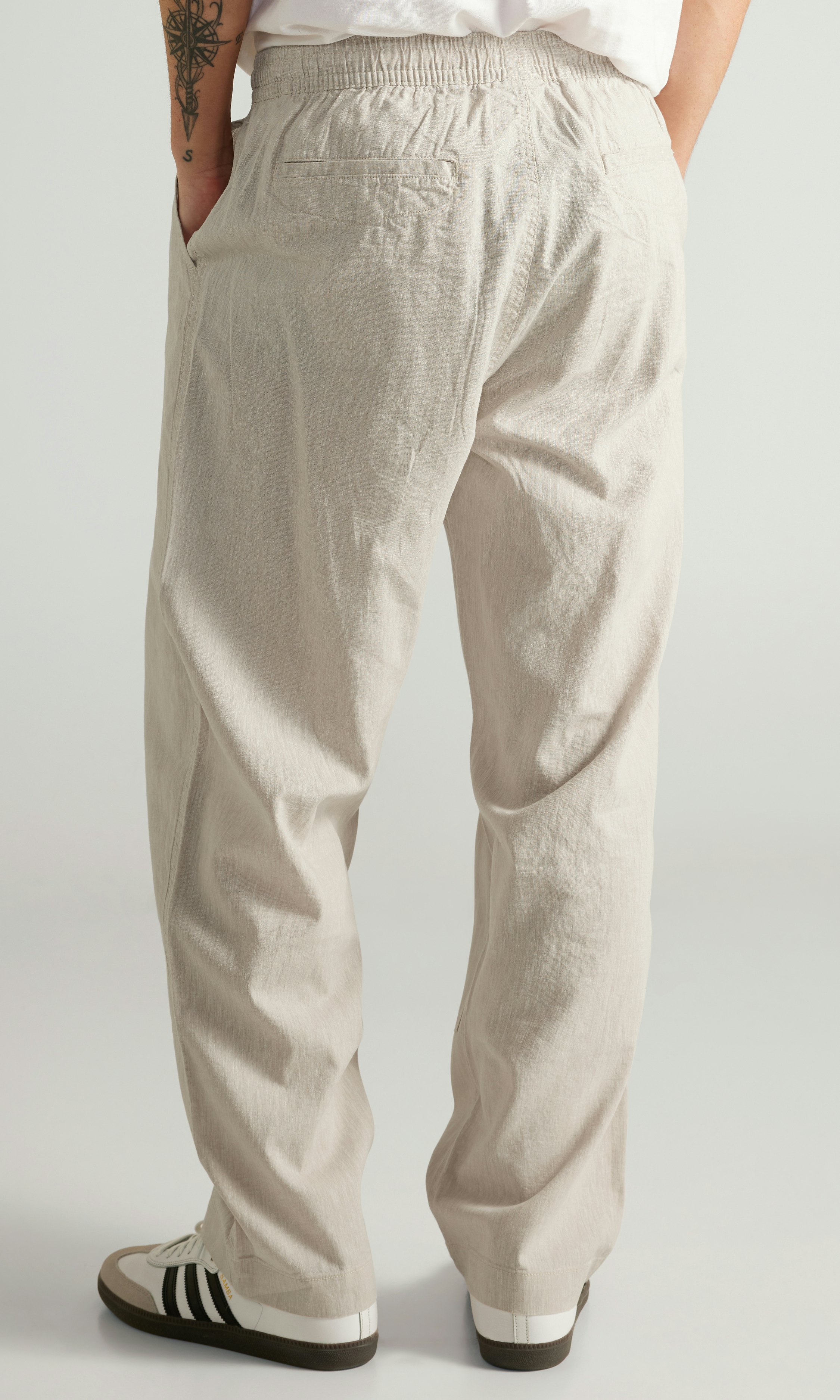 【SATIIIZ】Akan Double Yoke Snap Cotton Pants Zumba Haus Men's Knit Pants With Side Snaps – Zumba Wear