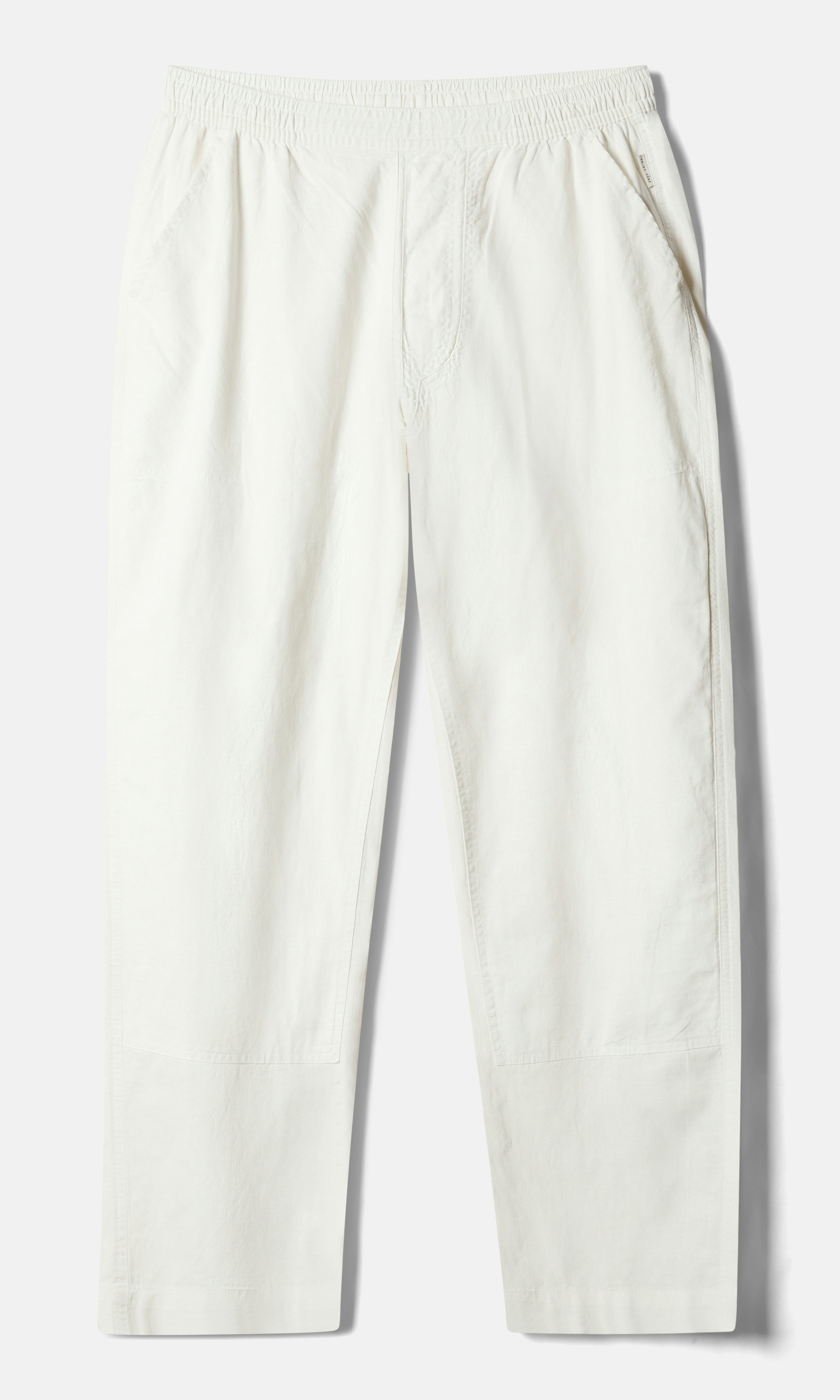 Yôke Double Knee Linen Pant White | Men | Junkyard